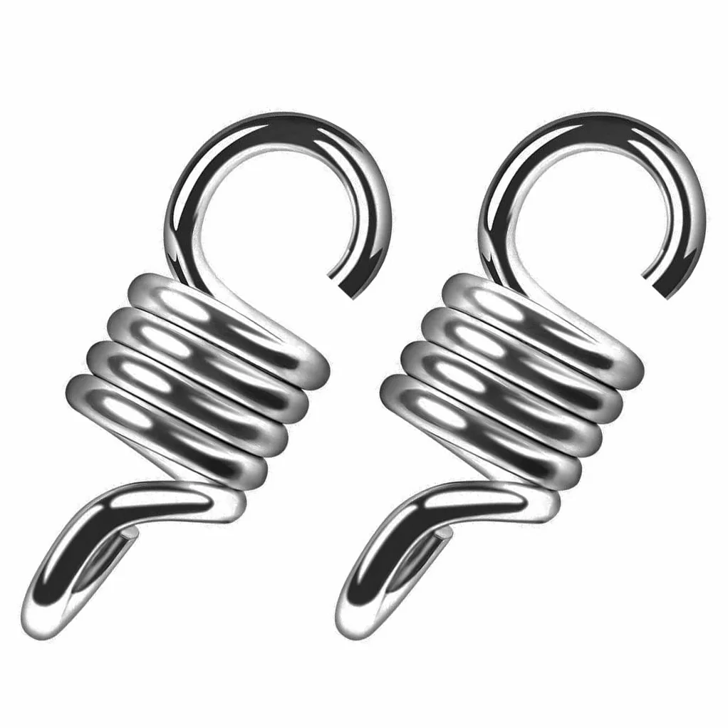 Binnan 2 Pezzi Molla per Amaca,Amaca Spring Molla Altalena per Sedia Sospesa Amaca Spring Ganci