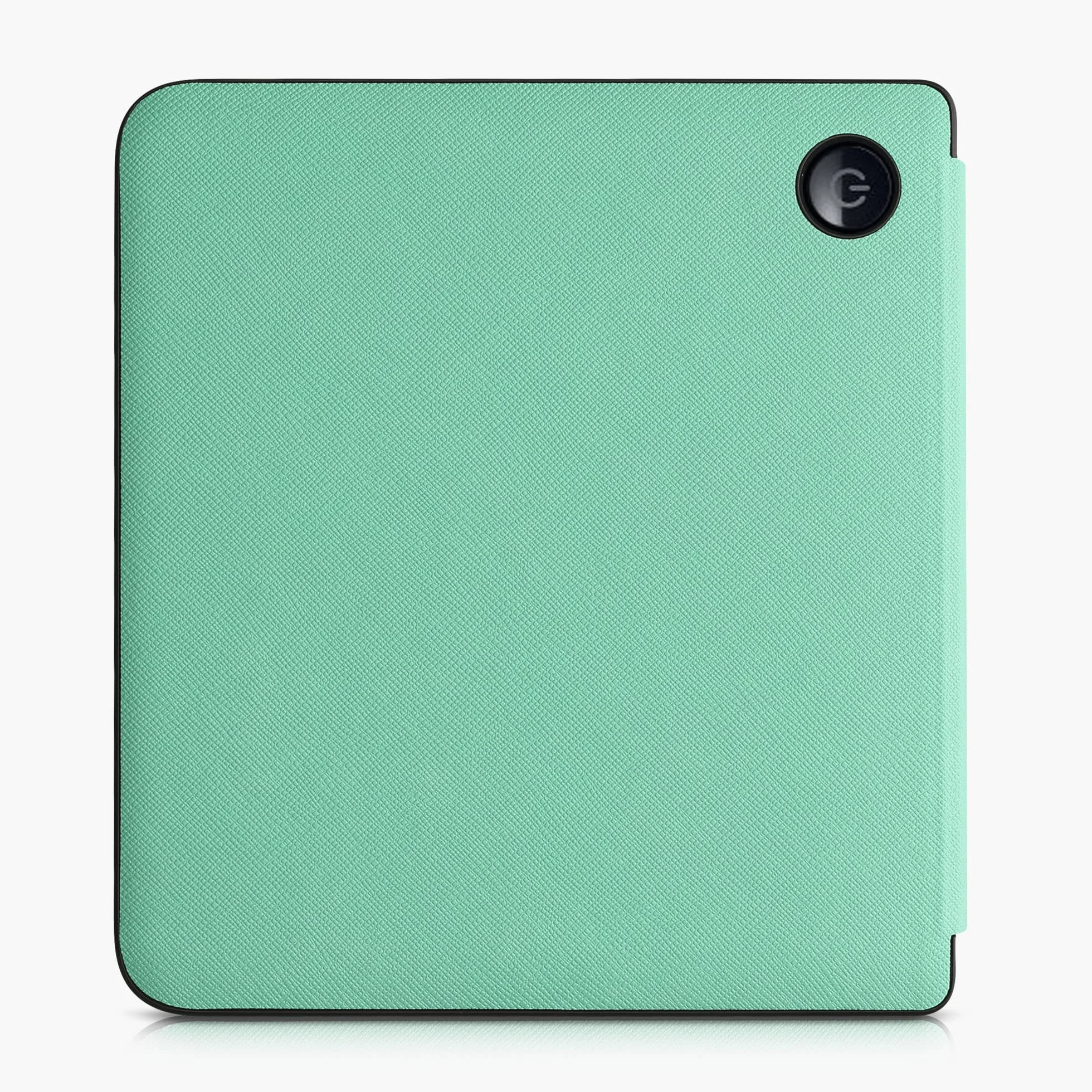 kwmobile Pieghevole Custodia Compatibile Kobo Libra 2 Cover Magnetica Pelle PU eReader Stand Menta