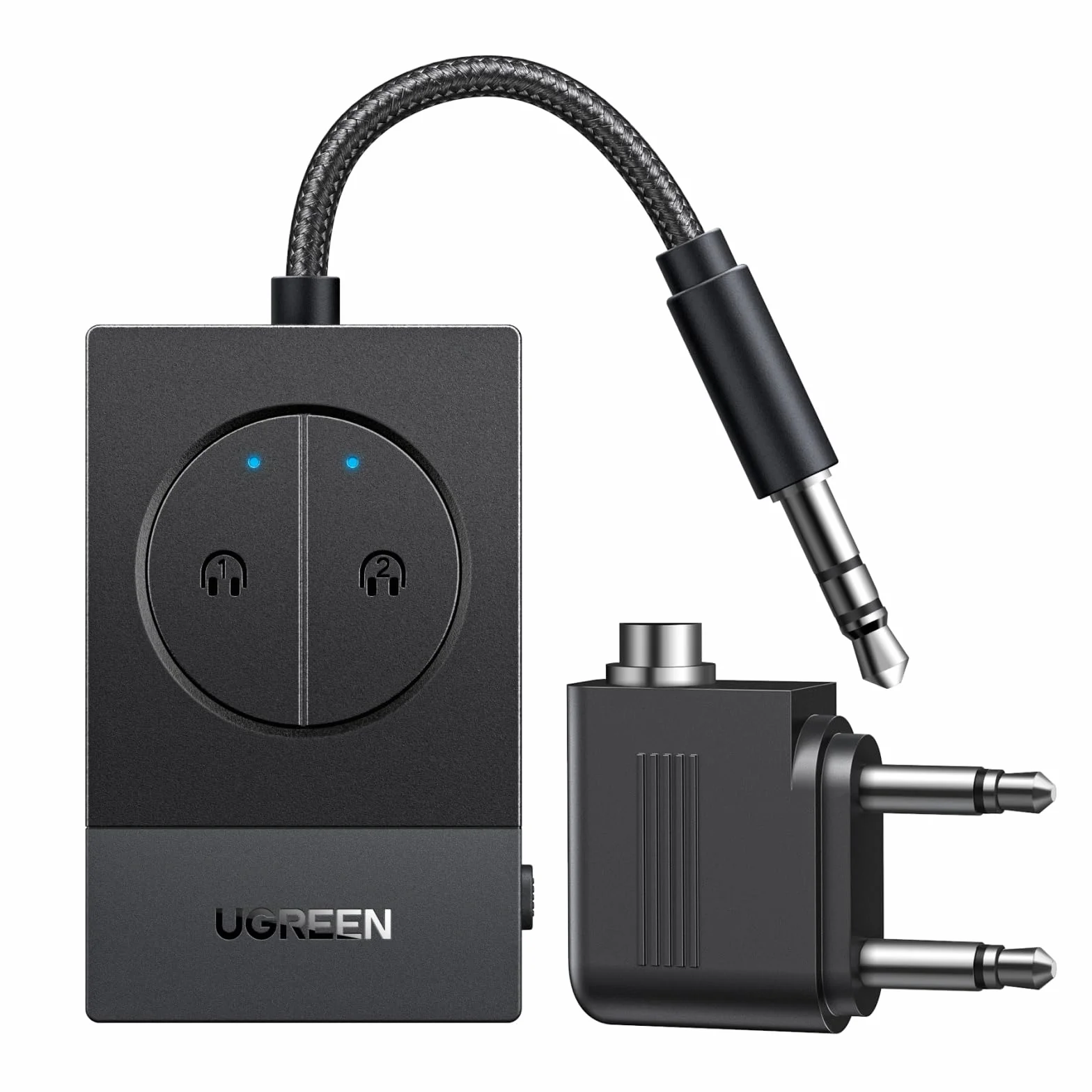 UGREEN Bluetooth 5.4 Transmitter TV Aux 3.5 mm Adapter Audio for Headphones Speakers