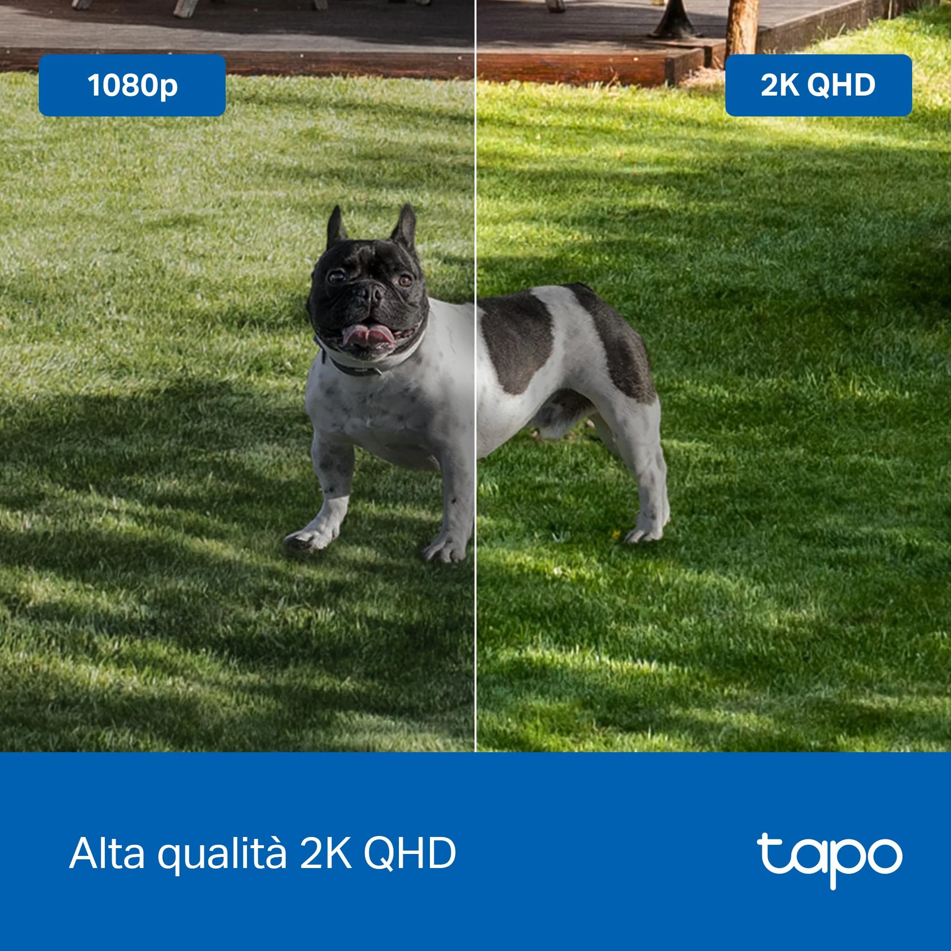 Tapo C425 Telecamera WiFi Esterno 2K 4MP Base Magnetica Batteria 10000mAh Allarme Movimento IP66 Audio Bidirezionale Visione Notturna Colori