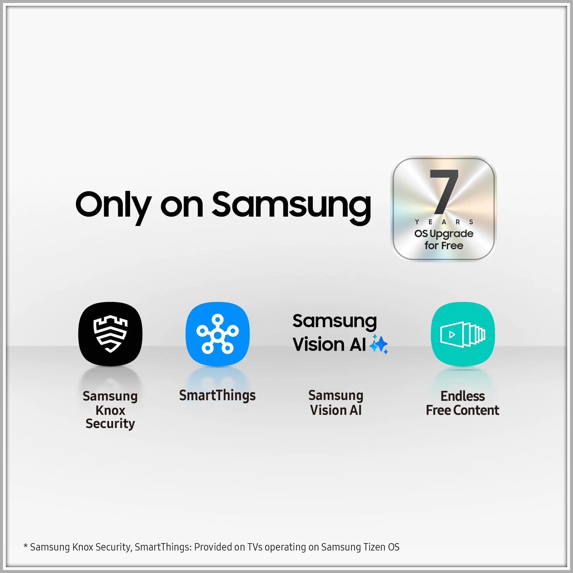 Samsung Neo QLED 4K Vision AI Smart TV 55'' QE55QN85FAUXZT NQ4 AI Gen2 Processor 4K AI Upscaling Dolby Atmos OTS Lite 2025