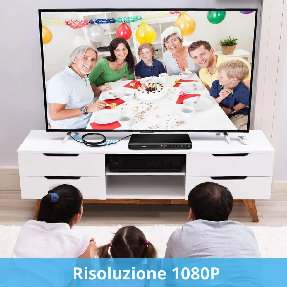 AXFEE Convertitore da Scart a HDMI con Cavi, Full HD 720P/1080P, Per HDTV