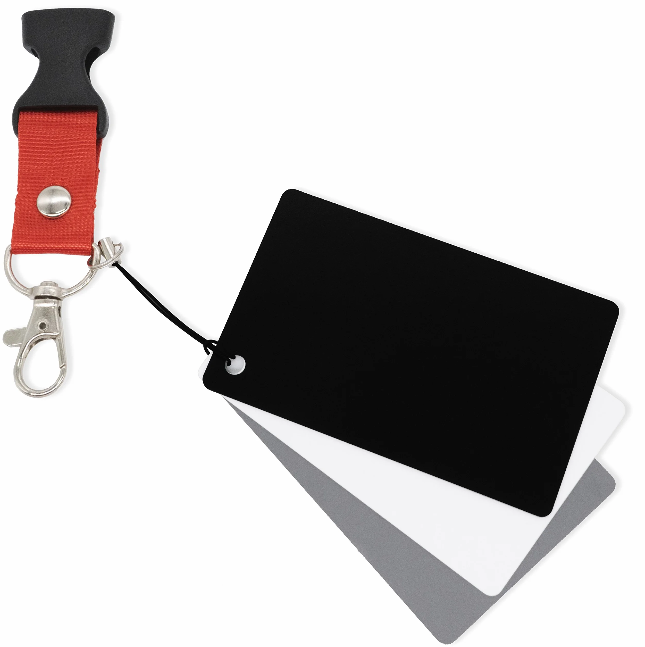 MyGadget Scheda Carta Grigia 3 in 1 18% Grigio Bianco Nero Calibrazione Esposizione Fotografica