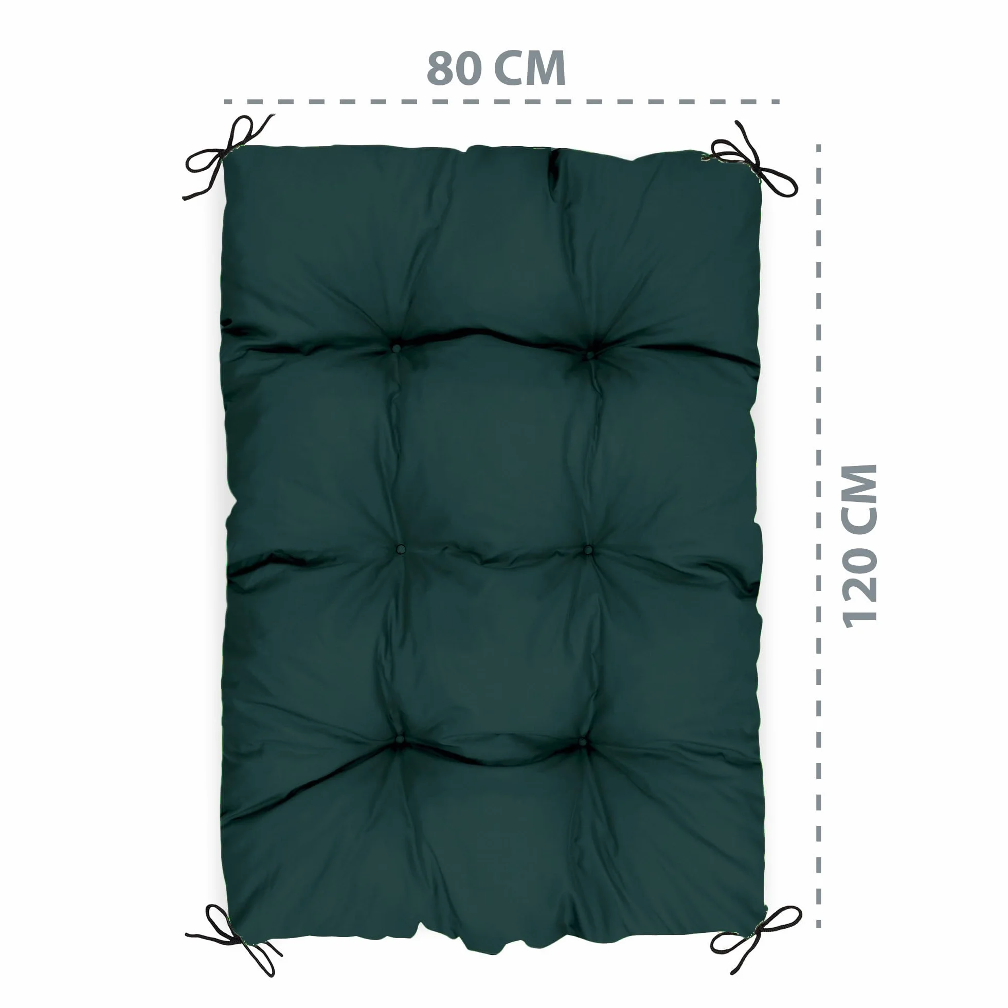 Cuscini per pallet esterno 120x80 cm Verde
