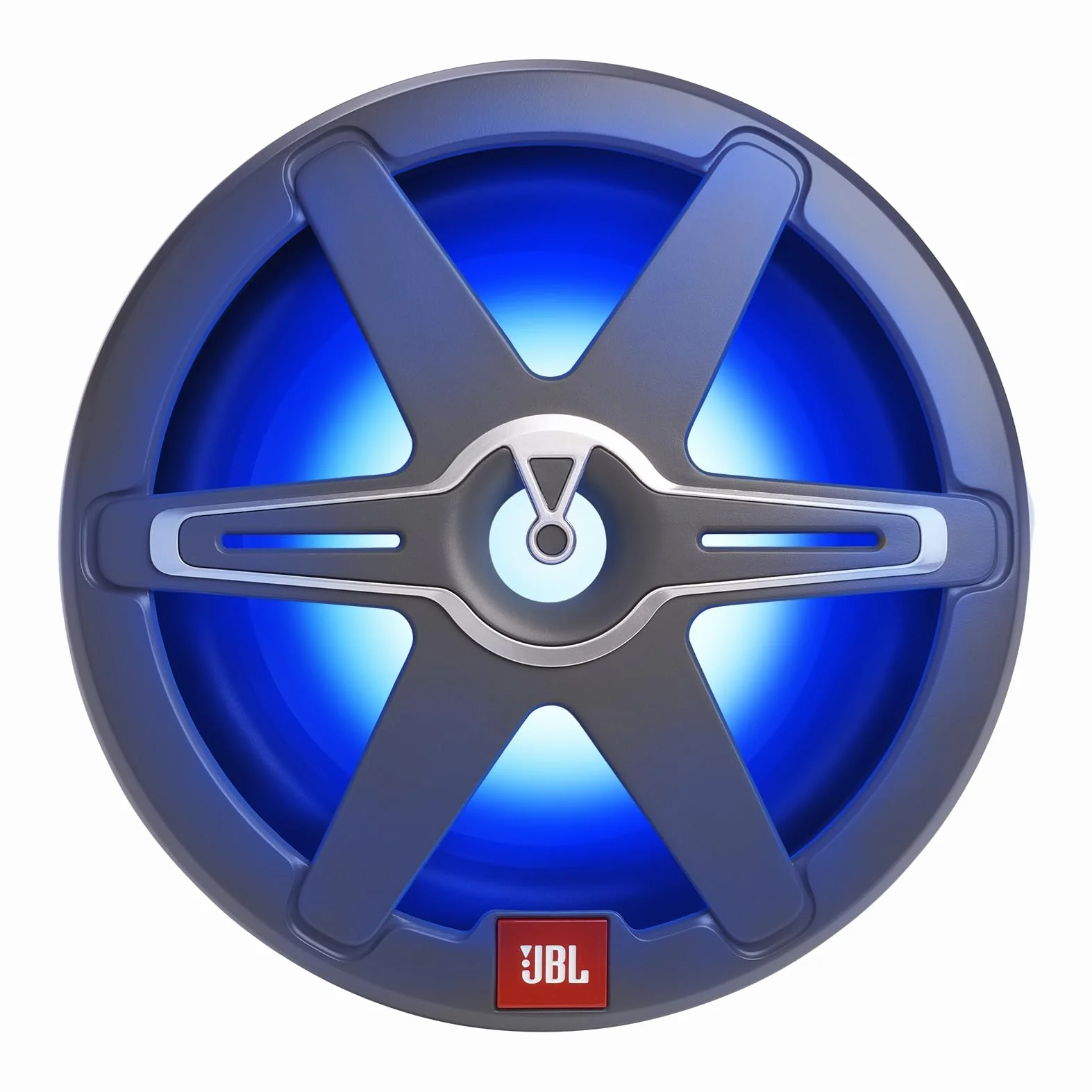 JBL Subwoofer Passivo Club Marine 10 Pollici 900W RGB Illuminato Resistente Sale Acqua Bianco Nero