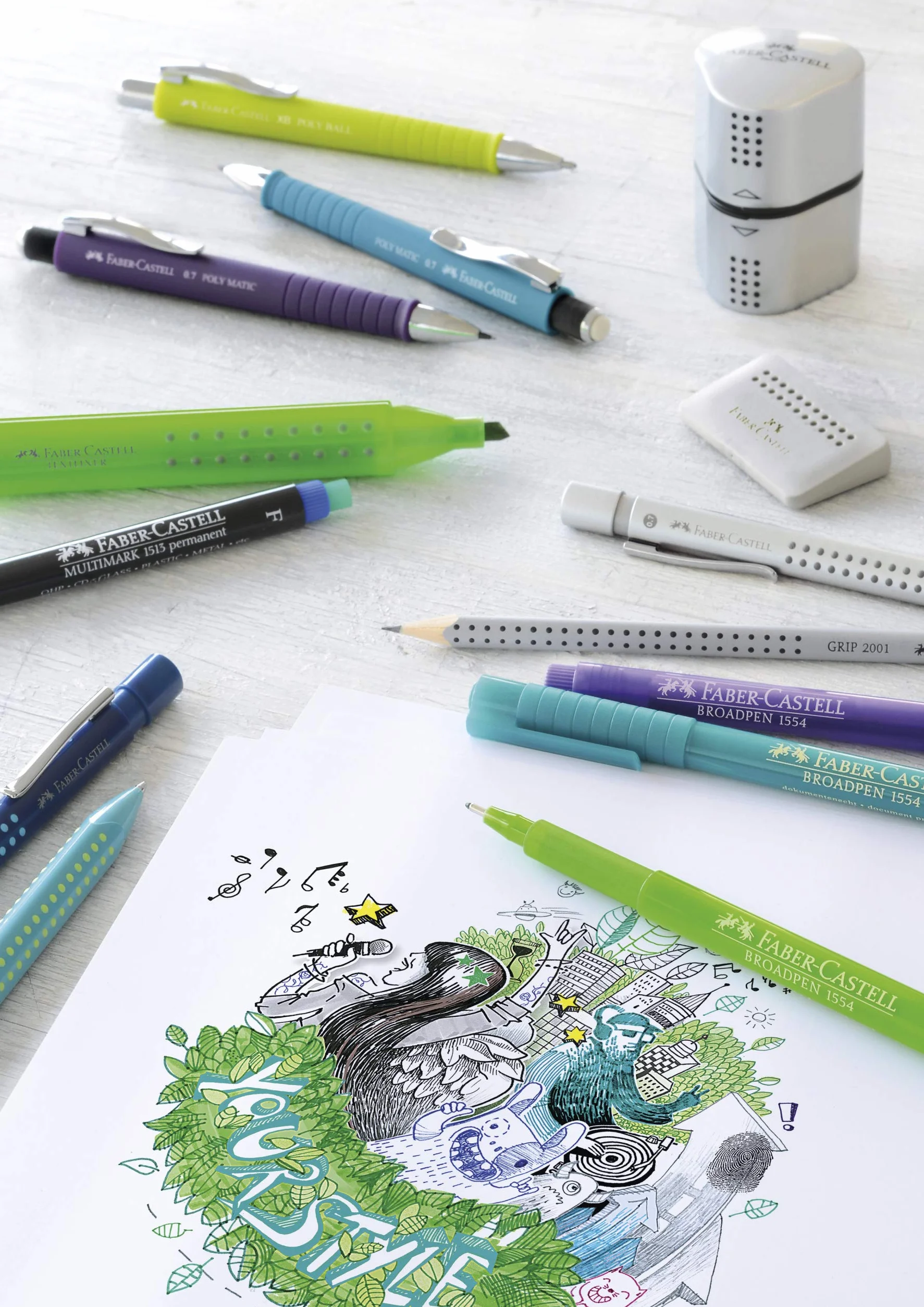 FABER-CASTELL Portamine Poly Matic 0,7 mm nero 1 pezzo