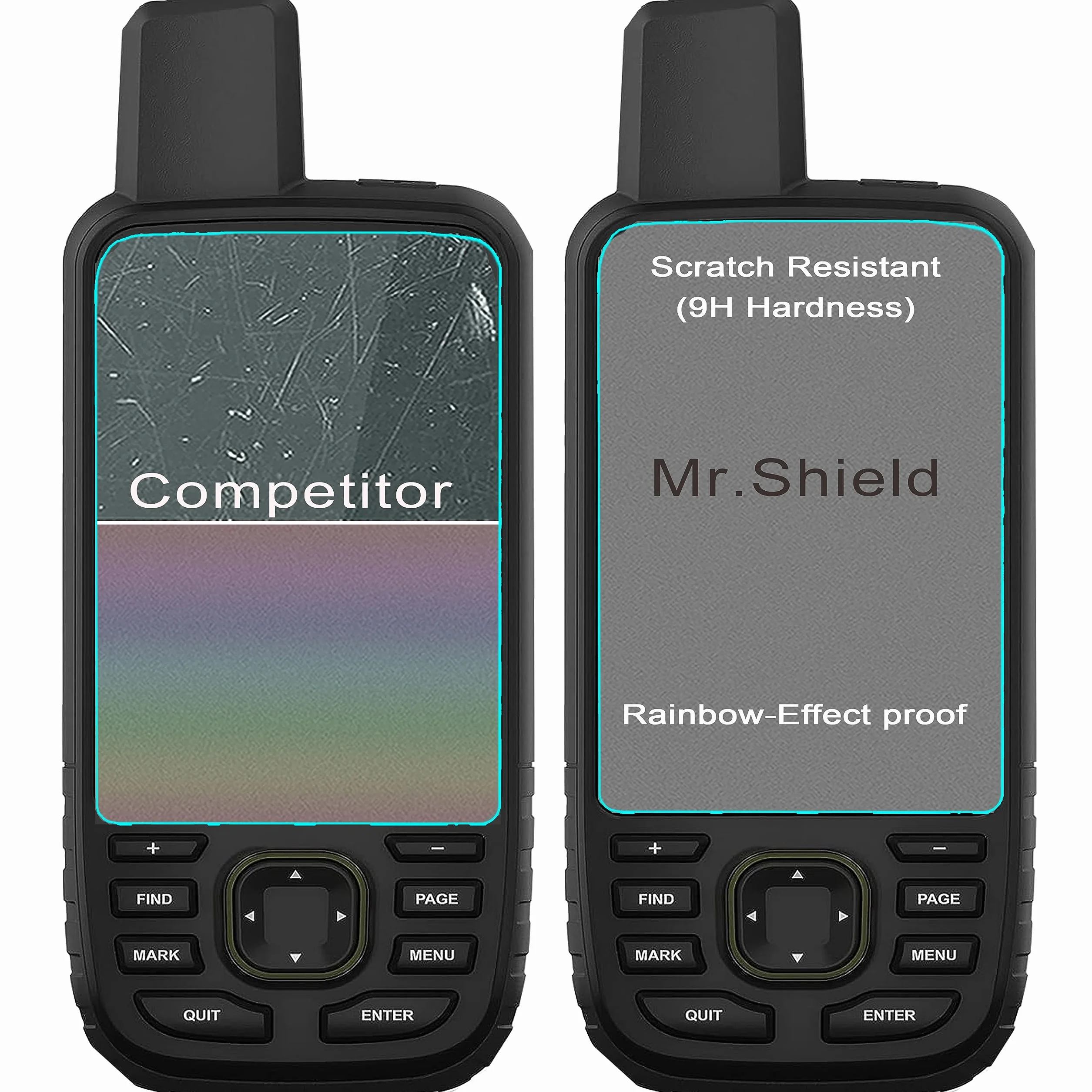 Pellicola Protettiva Vetro Temperato Garmin GPSMAP 67 679 67i 66i 66s 66st 66sr [9H Durezza] [3 Pezzi]