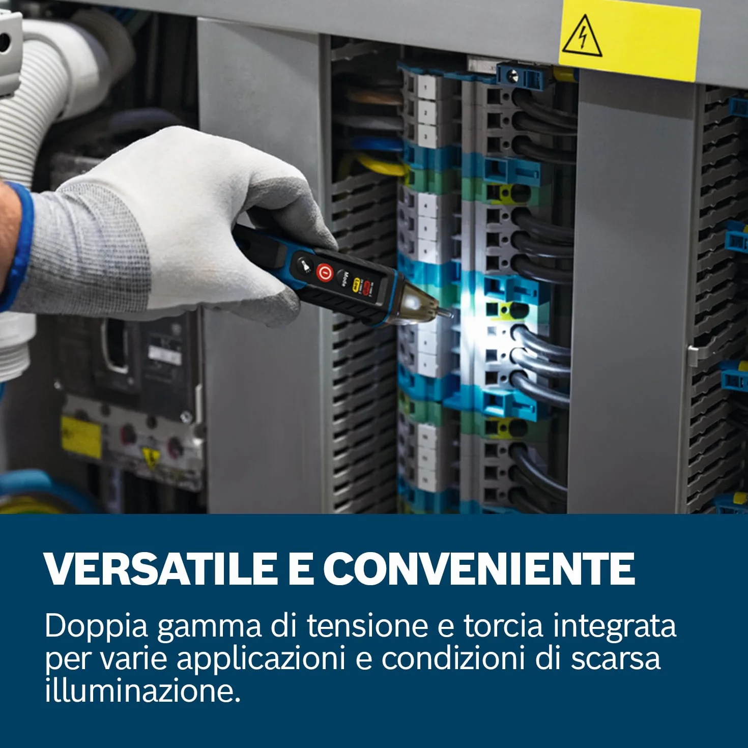 Bosch GVD 1000-17 Tester elettrico senza contatto 24-1000V AC IP67 CAT IV 1000V