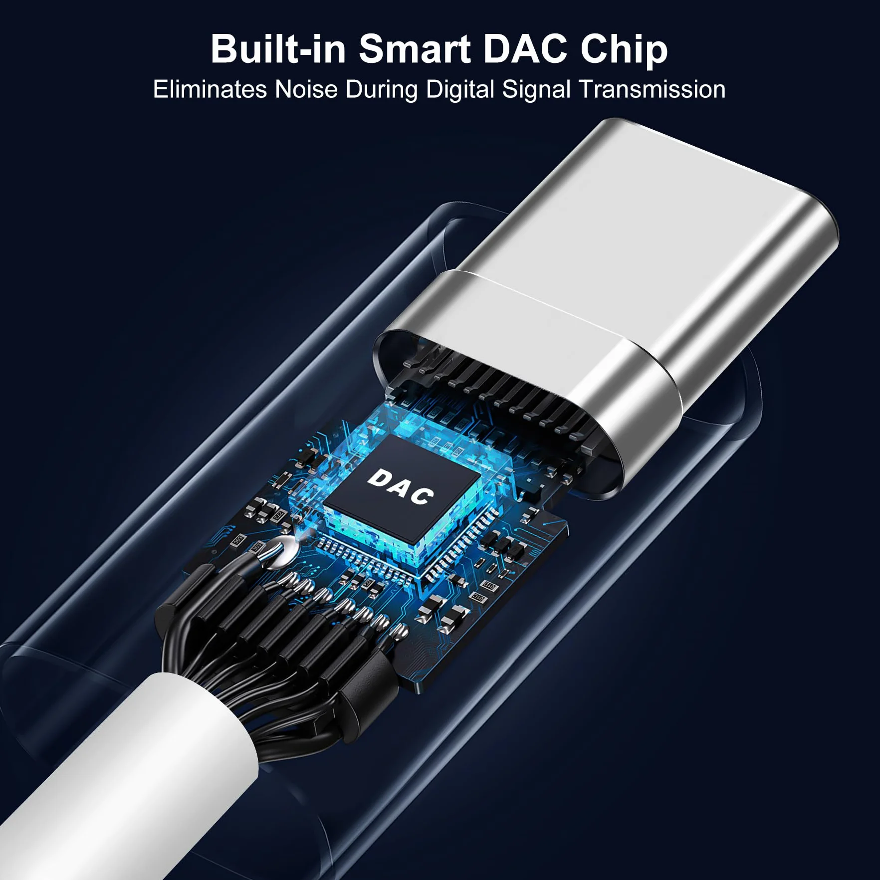Adattatore da USB C a Jack 3,5 mm per Cuffie, Confezione da 2, Compatibile con iPhone 15, Samsung, Pixel, iPad