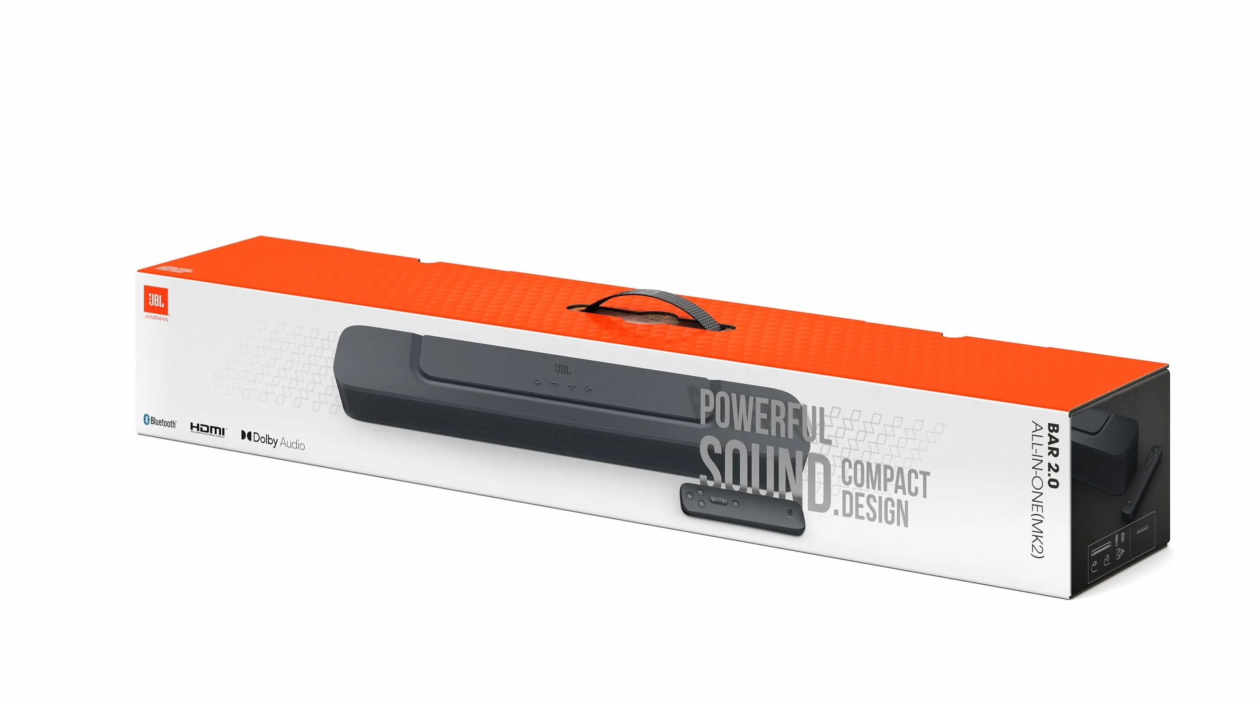 JBL Bar 2.0 All In One MK2 Soundbar 2.0 Canali TV con Dolby Digital HDMI ARC Nero