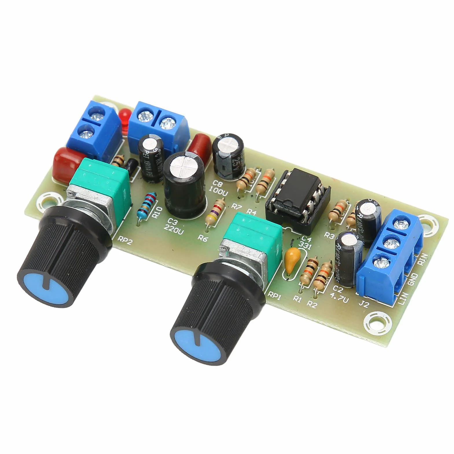 Scheda Preamplificatore Subwoofer Modulo Filtro Passa Basso per Sistemi Audio