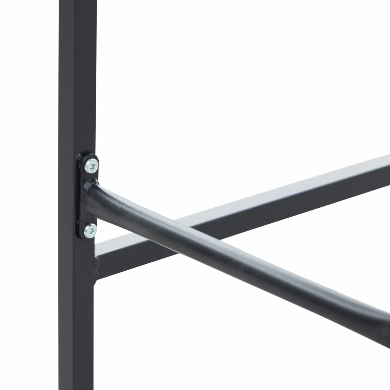 Outsunny Set da Bar/Ristorante 3 Pezzi: 2 Sgabelli (40.5x50x82cm) 1 Tavolo Vetro Temperato (Φ60x102cm), Nero e Marrone