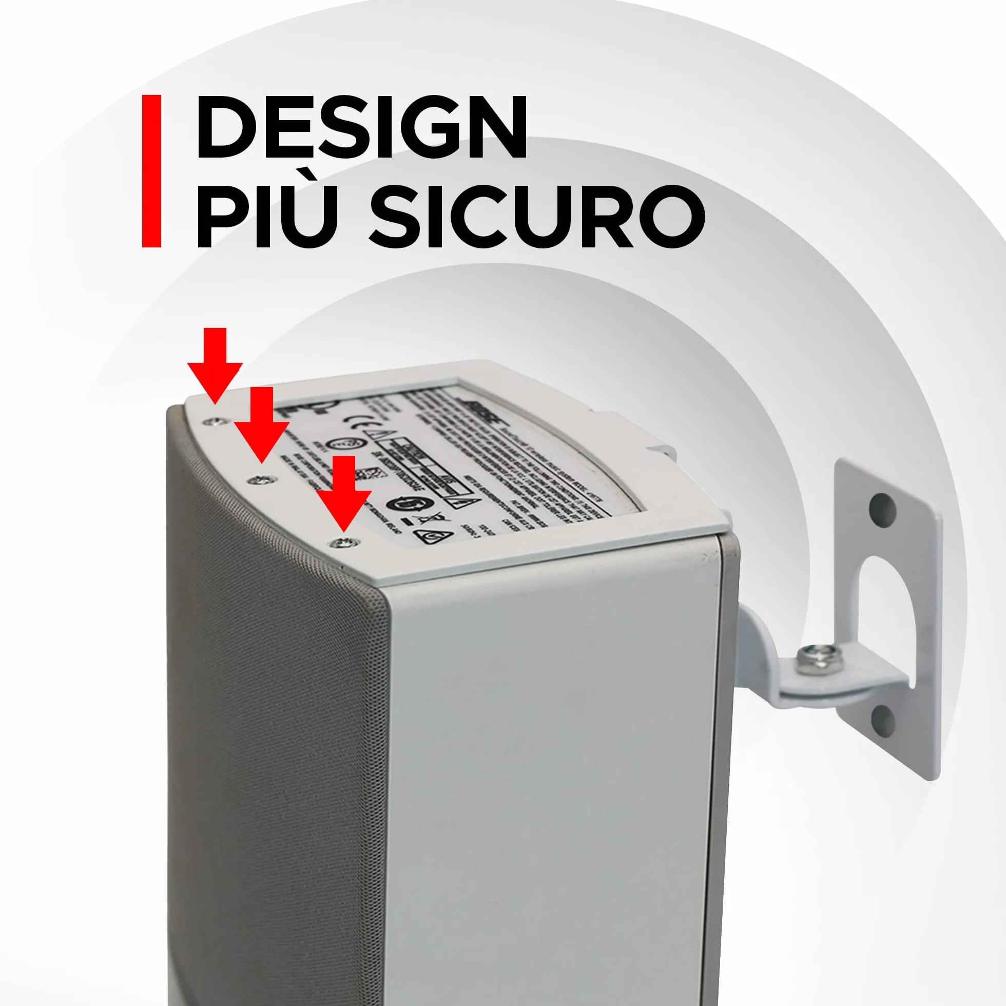 Bose Soundtouch 10 Supporto per Casse da Parete Bianco