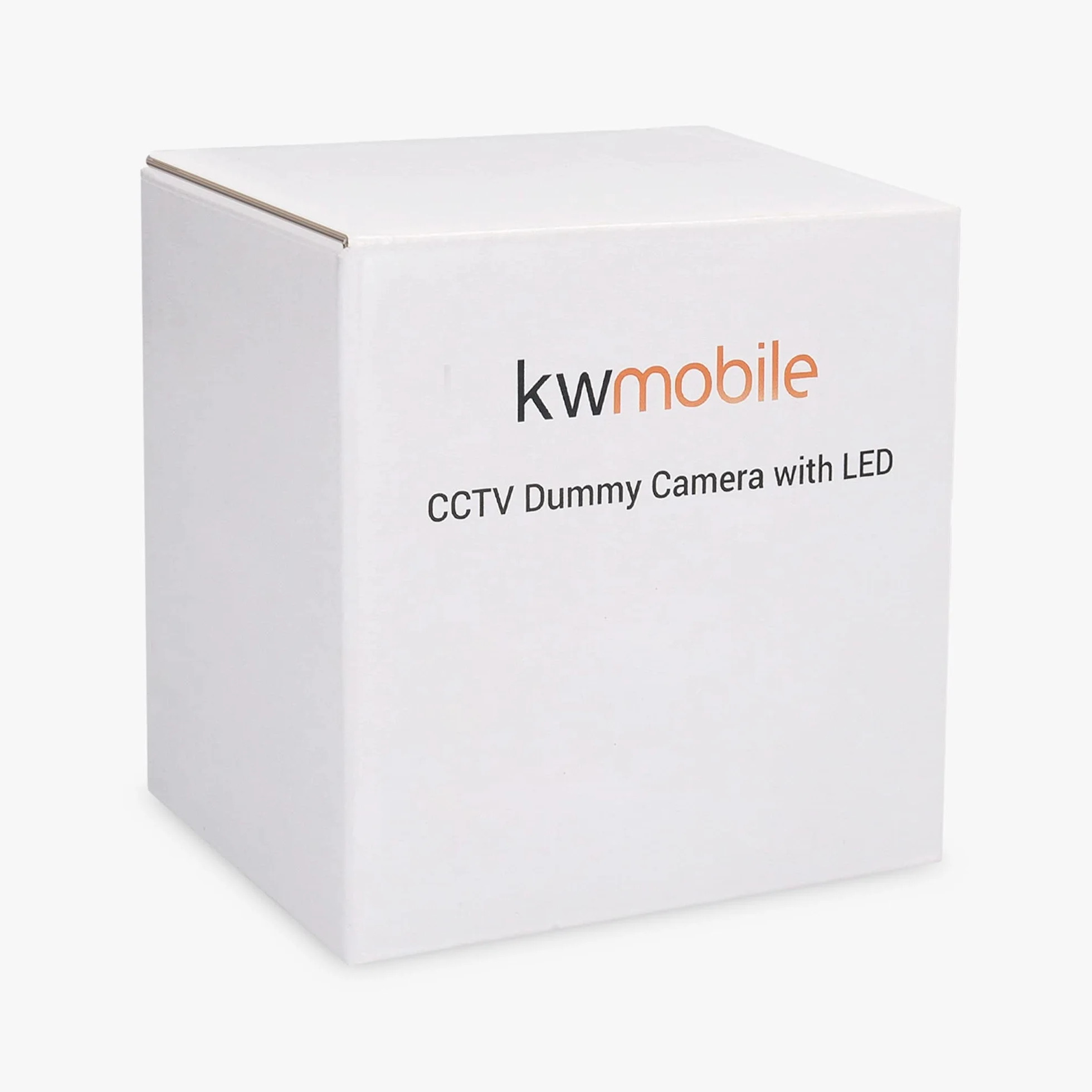 kwmobile Set 2x Finta Telecamera Sorveglianza a Cupola con LED - Dummy Camera Videosorveglianza - Bianco