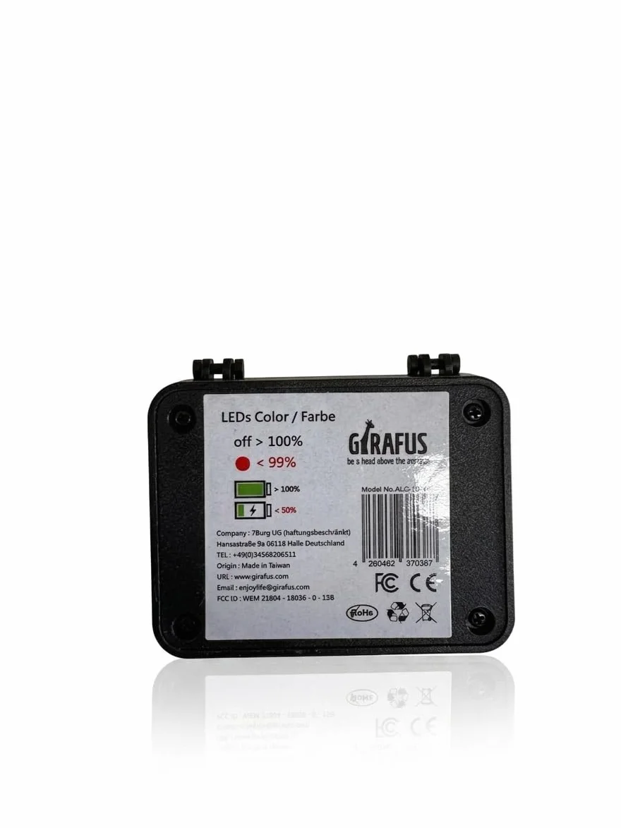 Caricabatteria USB A Bottone 3.0-3.7V per Pile LIR2032 LIR2025 LIR2016 con 4 Batterie Incluse