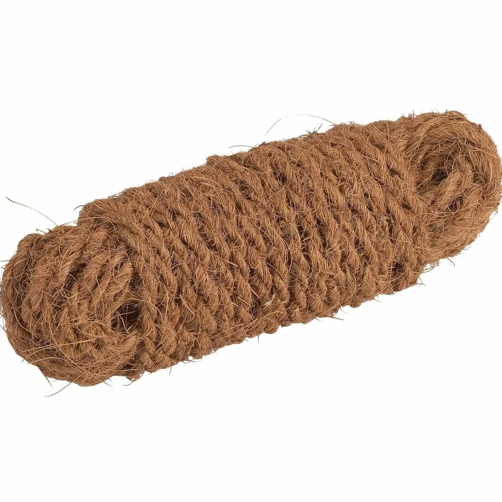 Meister 9968800 Corda di Cocco 15 m per Legatura, Decorazione e Imballaggio, Materiale di Legatura Compatibile con le Piante, Resistente agli Strappi e agli Agenti Atmosferici, Realizzata in Fibre di