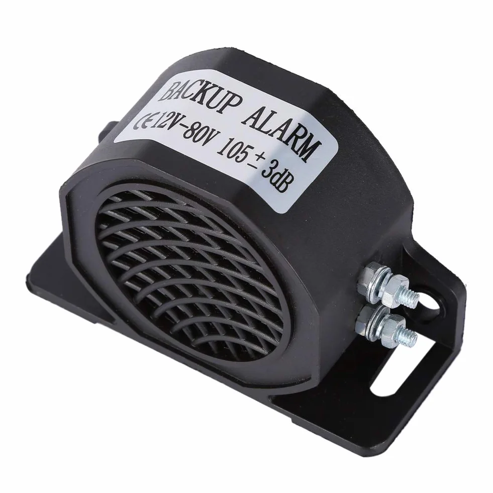 KSTE Cicalino di Avvertimento 12-80V 105 DB Universale per Auto Camion Veicoli Commerciali Pesanti