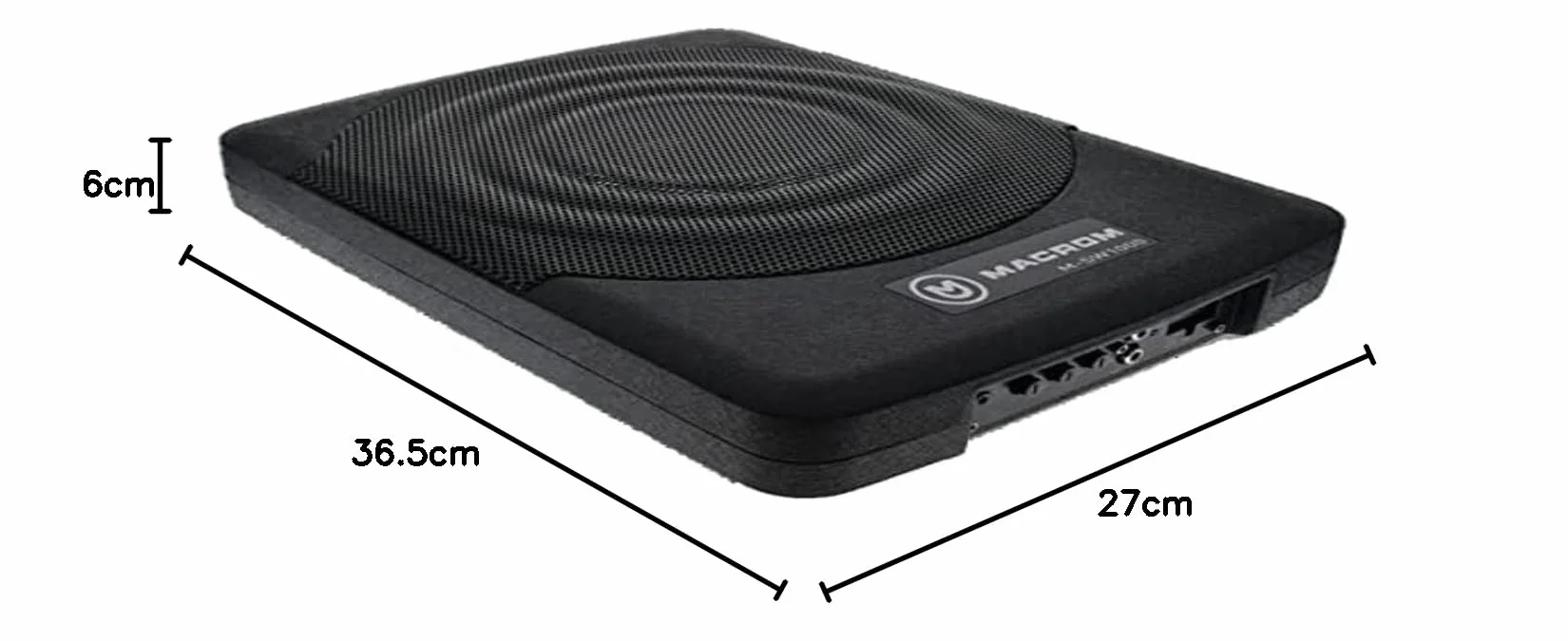 Subwoofer Compatto Amplificato da 10 Pollici 200W Sottosedile M-SW1000