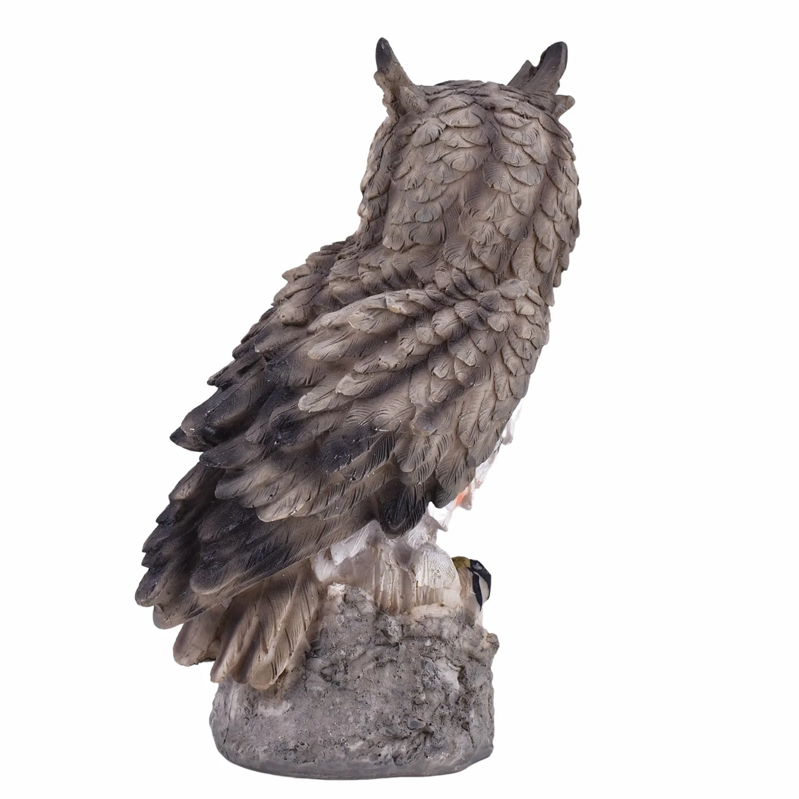 TAIYOU Simpatica statua di gufo statuette di gufo decorazione da giardino scultura ornamento regali per gli amanti dei gufi piccoli oggetti decorativi in resina figure di animali per giardino esterno