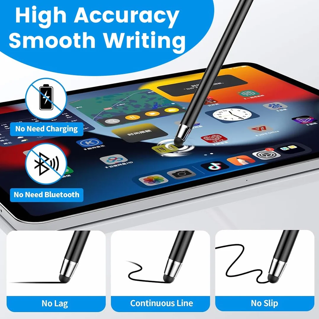 Penne per Tablet 2 in 1, Penna Stilo per Touch Screen per Samsung iPhone iPad