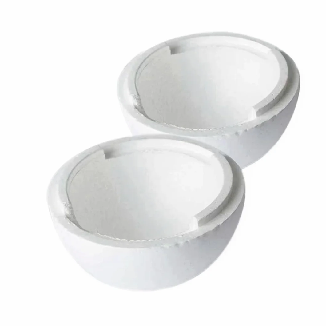 C.X.Y. Sfera Palla apribile in polistirolo EPS Bianco Diametro 15cm/20cm/30cm (20cm)
