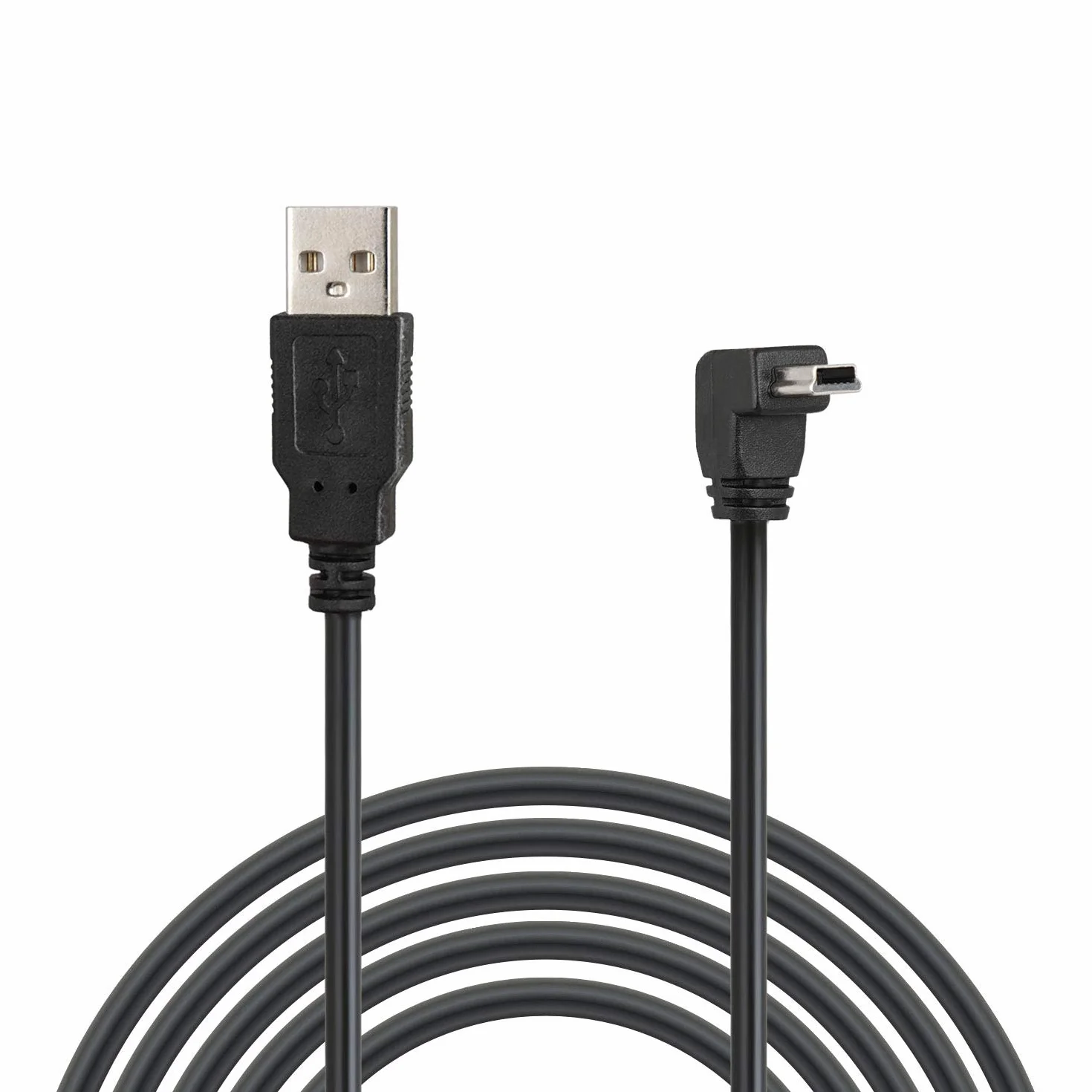 Cavo MiniUSB Compatibile Garmin Navi 1240 1350T 1390T 350 360 610T 650 660TFM 670TFM 1,8m Nero