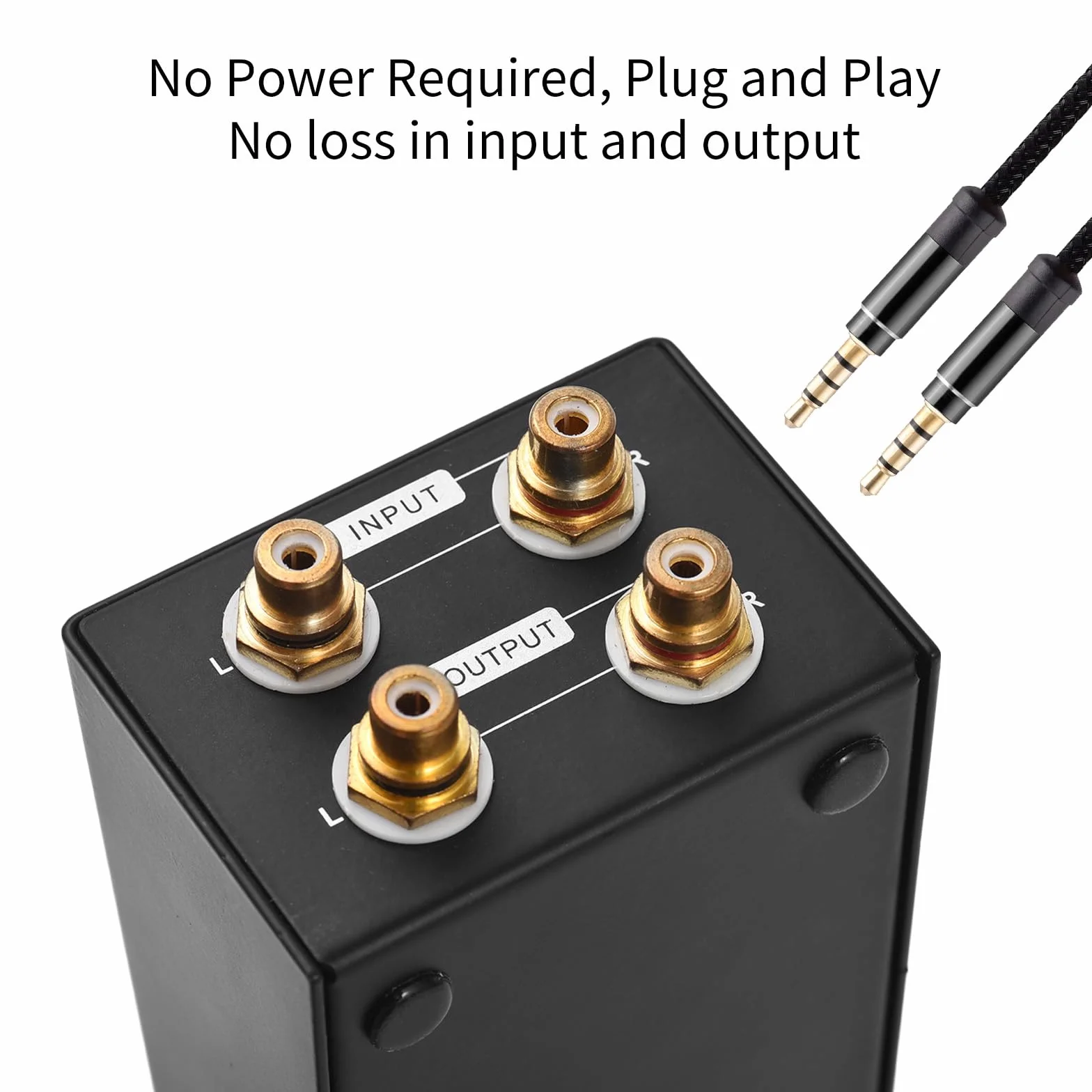 Mini Controller di Volume Passivo Preamplificatore HiFi per Altoparlanti Monitor Attivi