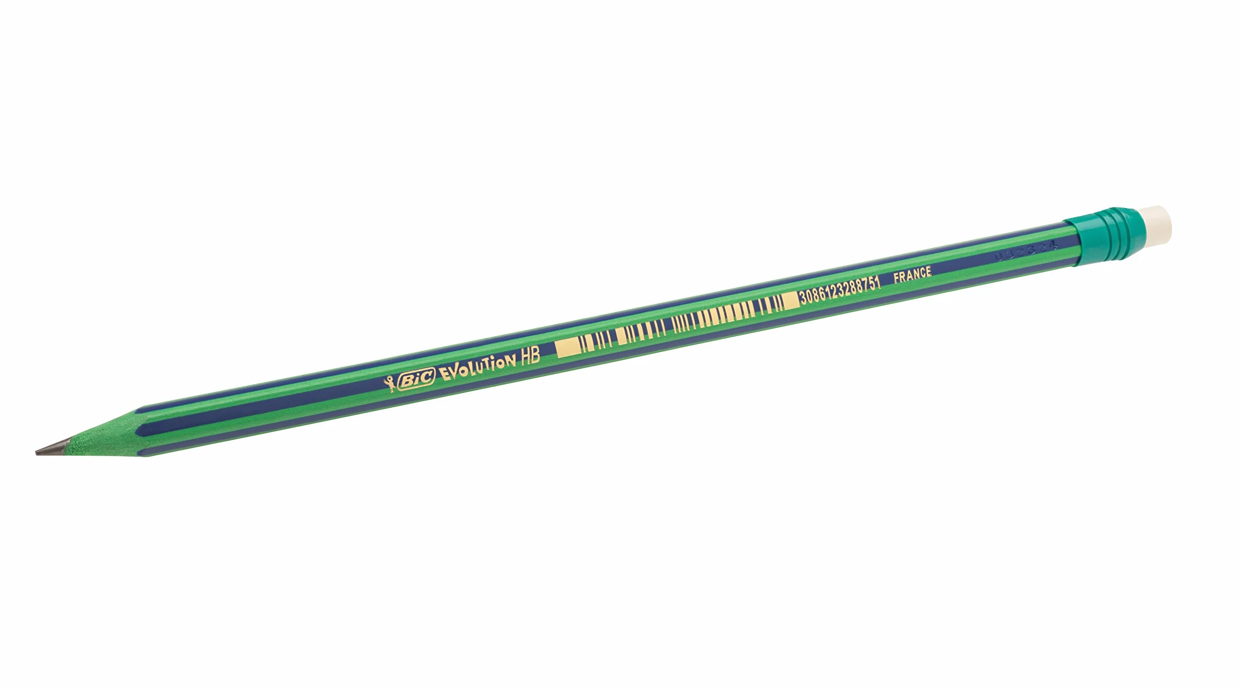 BIC Evolution Stripes 12 matite HB media senza legno infrangibile