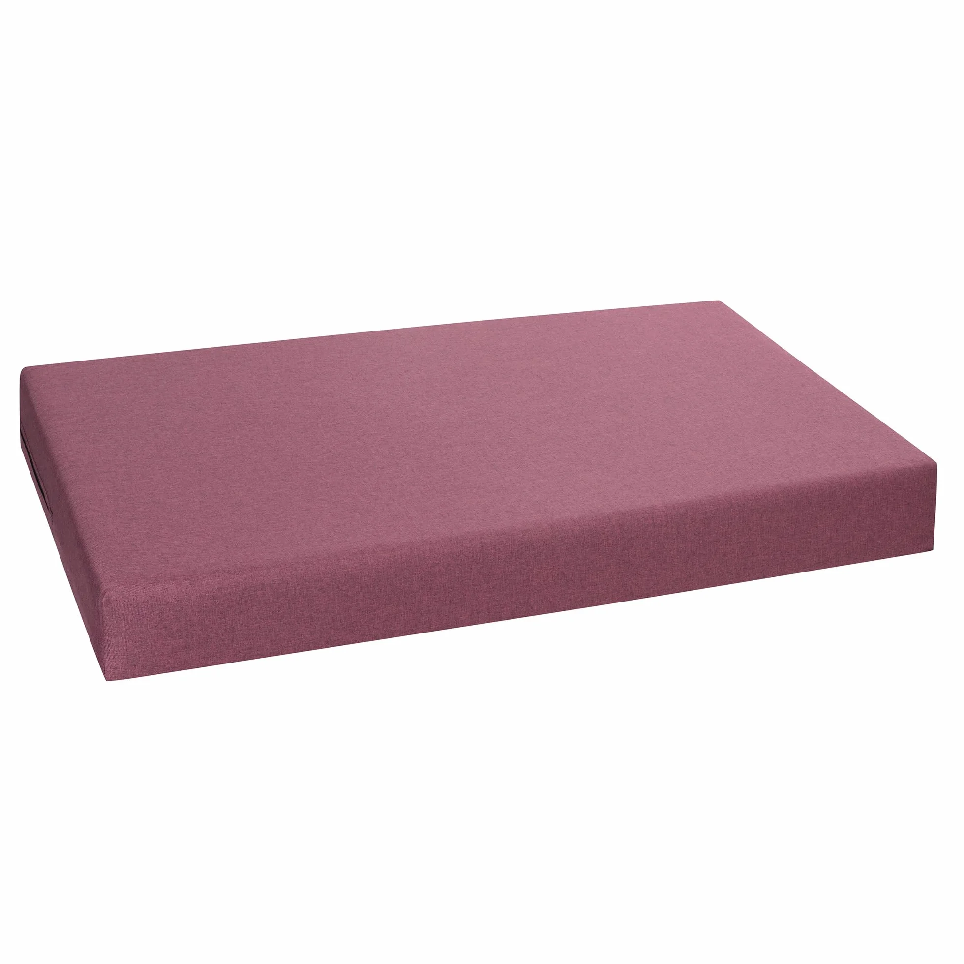 Cuscino per pallet 120 x 80 cm, per pallet europei, con schiuma poliuretanica granulata, trapuntato, per giardino, terrazza
