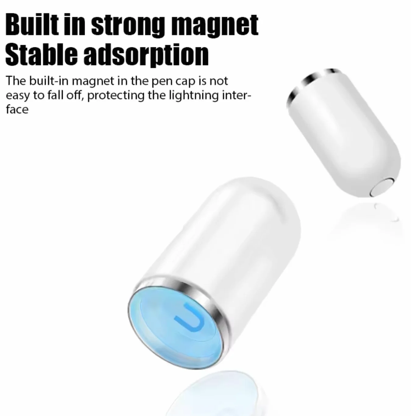 Ricambio Cappuccio Magnetico compatibile con Apple Pencil Prima Generazione