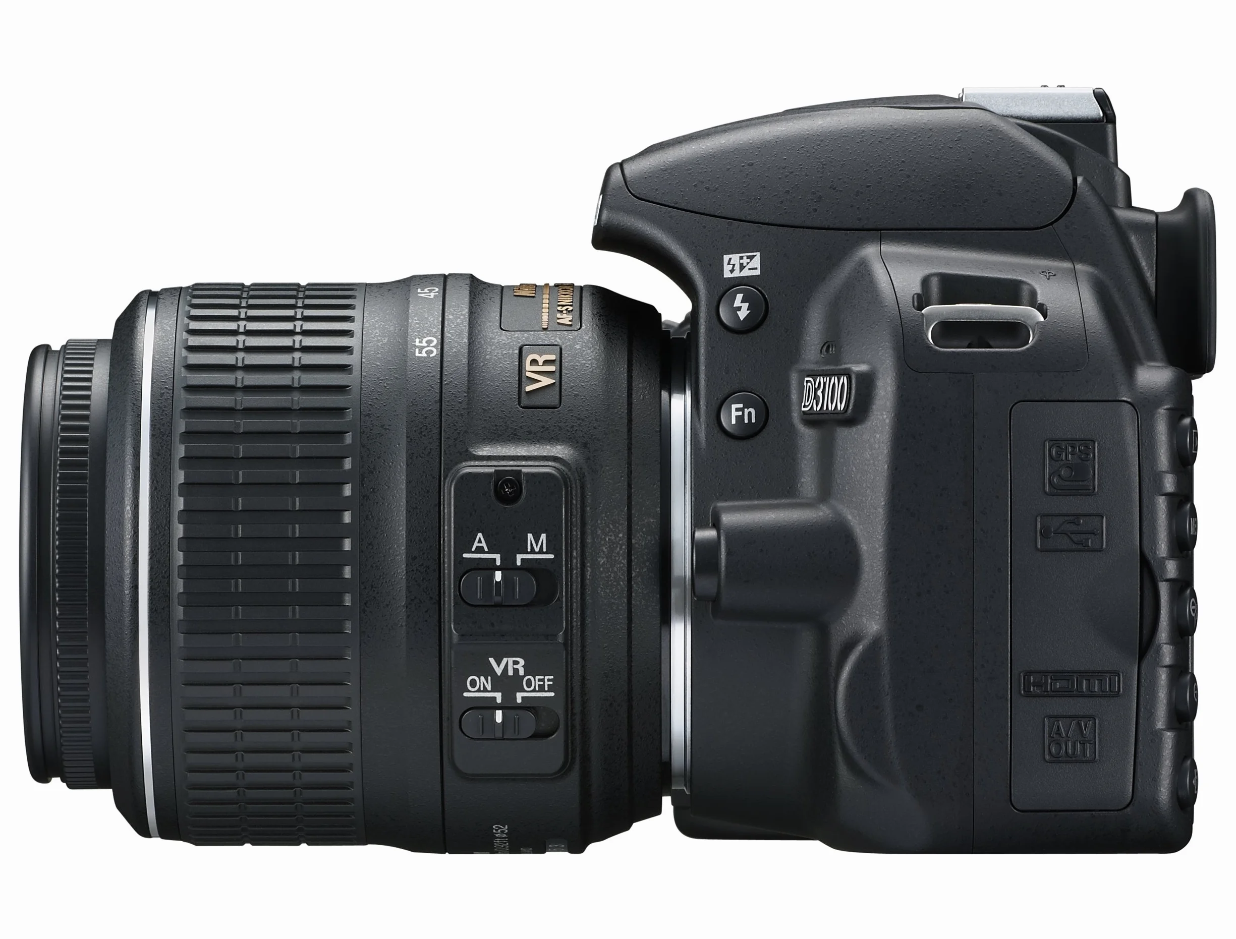 Nikon D3100 Fotocamera Digitale SLR 14.2 MP 18-55mm VR LCD 3 Pollici Rinnovato