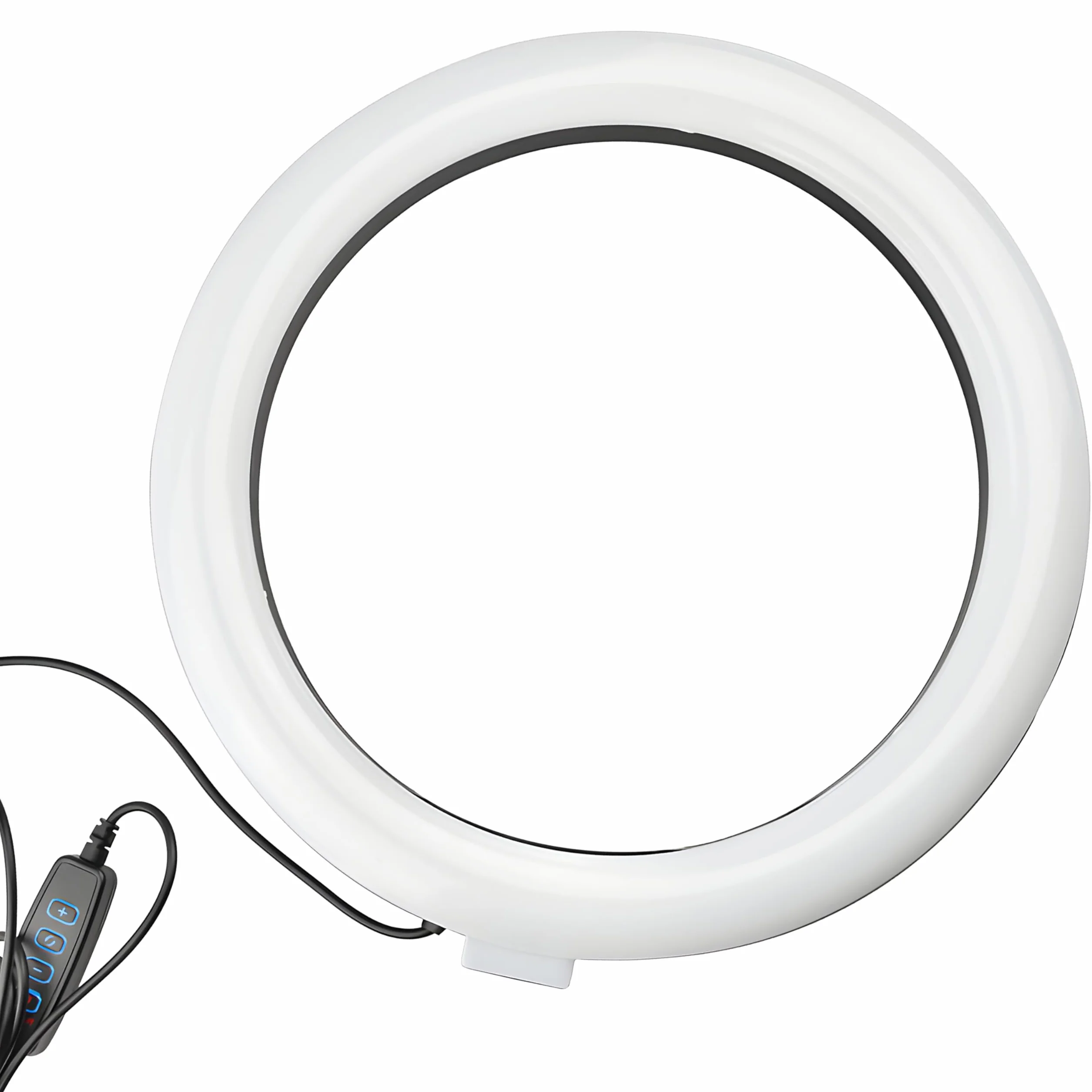 Retoo Luce ad Anello LED Ring Light per Selfie Staffa Triangolare 3 Modalità Illuminazione Trucco Fotografia Video Live Streaming Smartphone