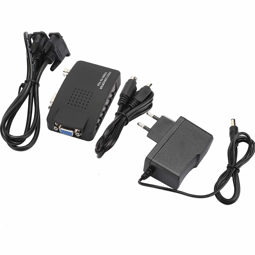 VBESTLIFE Adattatore Convertitore da BNC a VGA HD 1920x1080 PAL NTSC