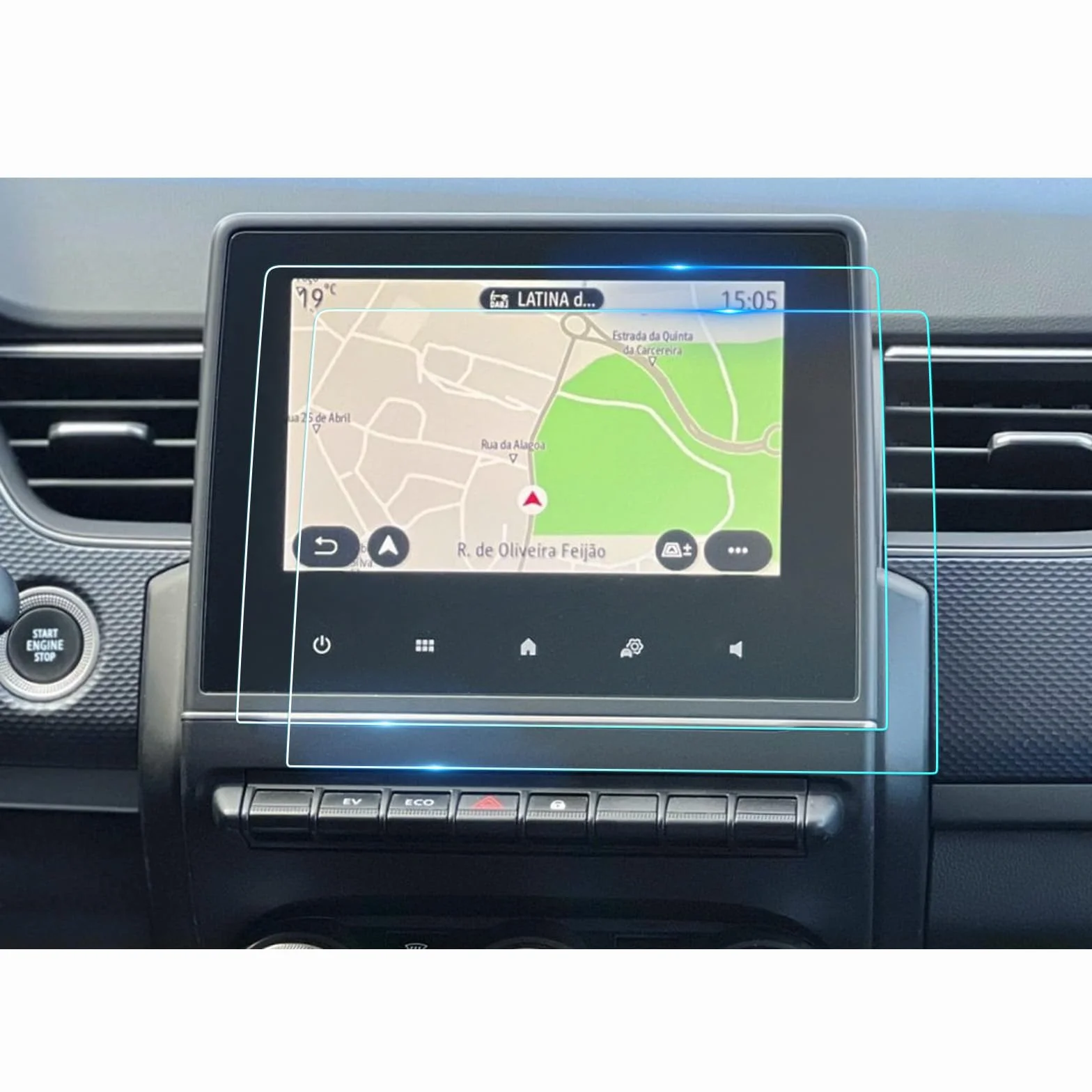 BIXUAN Pellicola Protettiva Schermo 7" per Renault Clio 5 Zoe Captur 2 Arkana 2021-2025