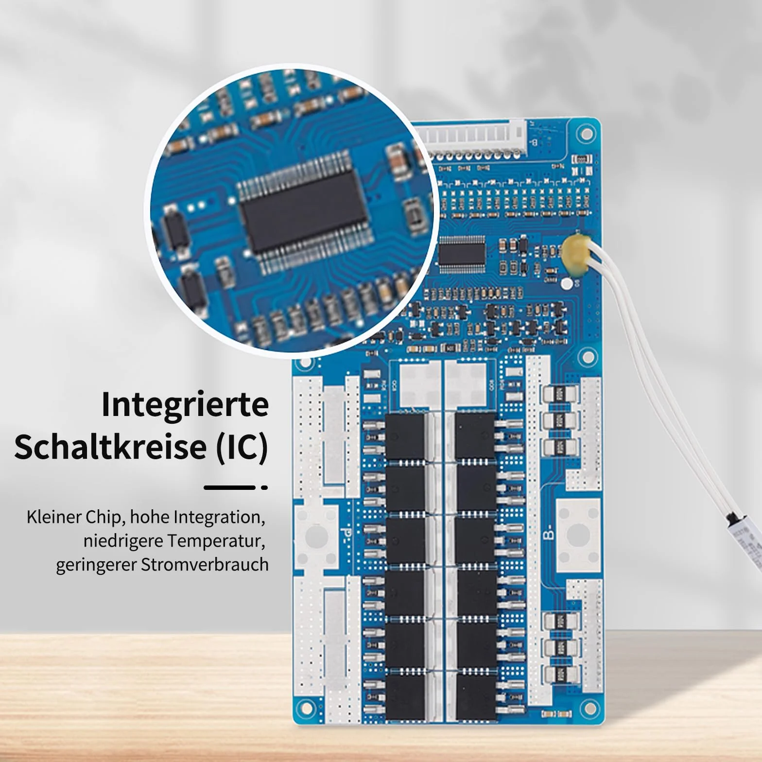 BMS 15S 54V 30A Scheda di protezione PCB al litio con bilanciamento e NTC, connettore comune, dieci funzioni di protezione