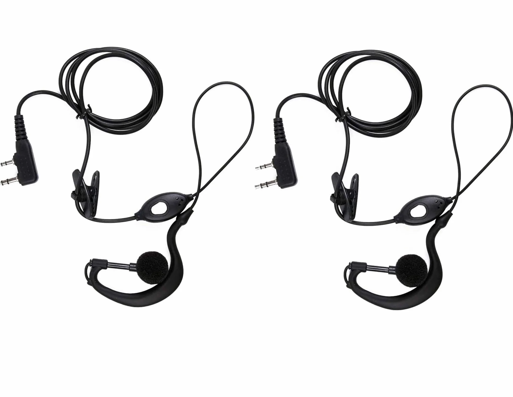 Mengshen Auricolare Cablato Cuffie per Walkie Talkie BF-888S BF-777S UV-5R 2 Pack
