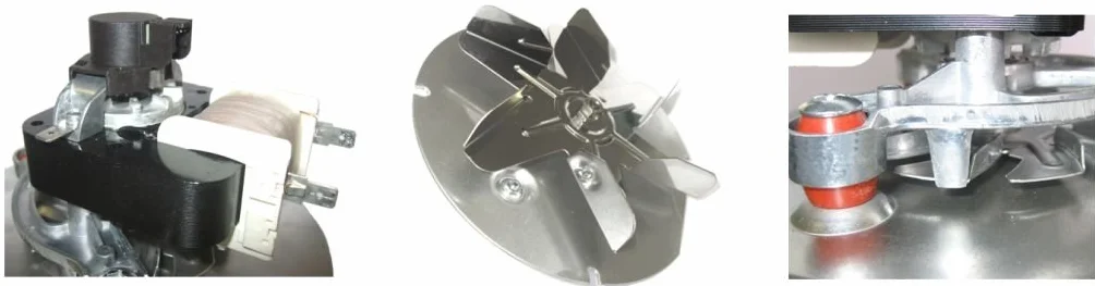 AGRIPRO Estrattore fumi stufa pellet ventilatore universale 48W TRIAL + ENCODER CAVETTO, Argento