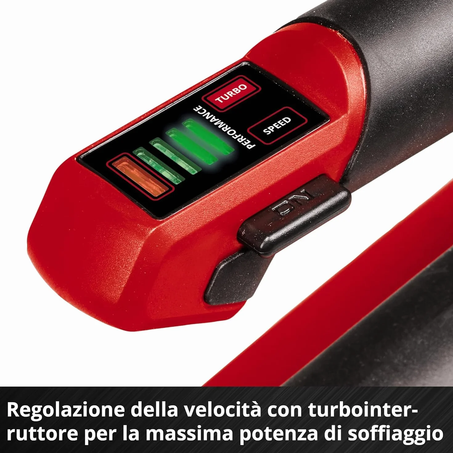 Einhell Professional Soffiatore per foglie a batteria GP-LB 18/200 Li E-Solo Power X-Change (18 V, senza spazzole, regolazione numero di giri, girante assiale, senza batteria e caricabatteria)