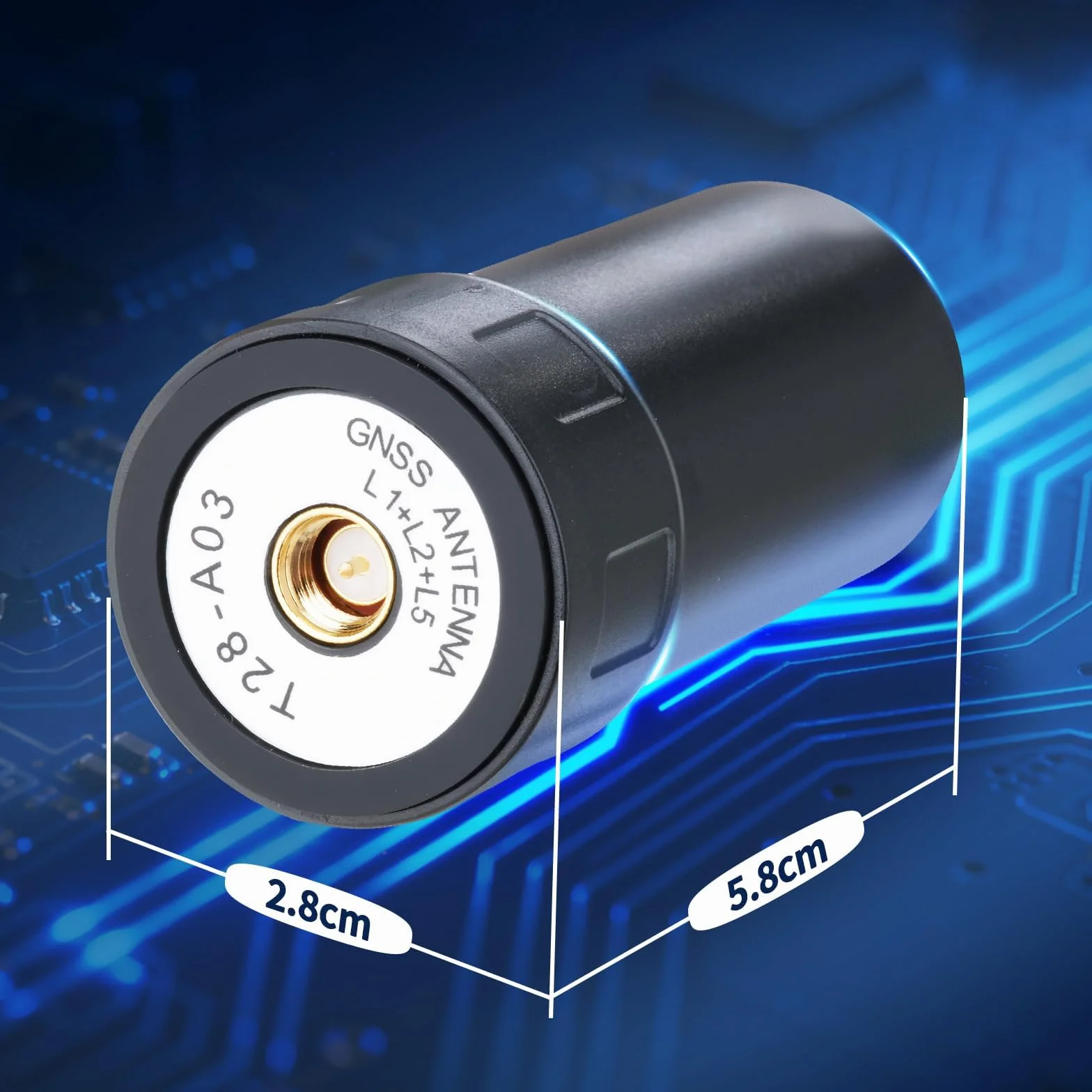 Bingfu Antenna Elicoidale GNSS SMA GPS BeiDou GLONASS Galileo Doppio LNA 28dB IP65