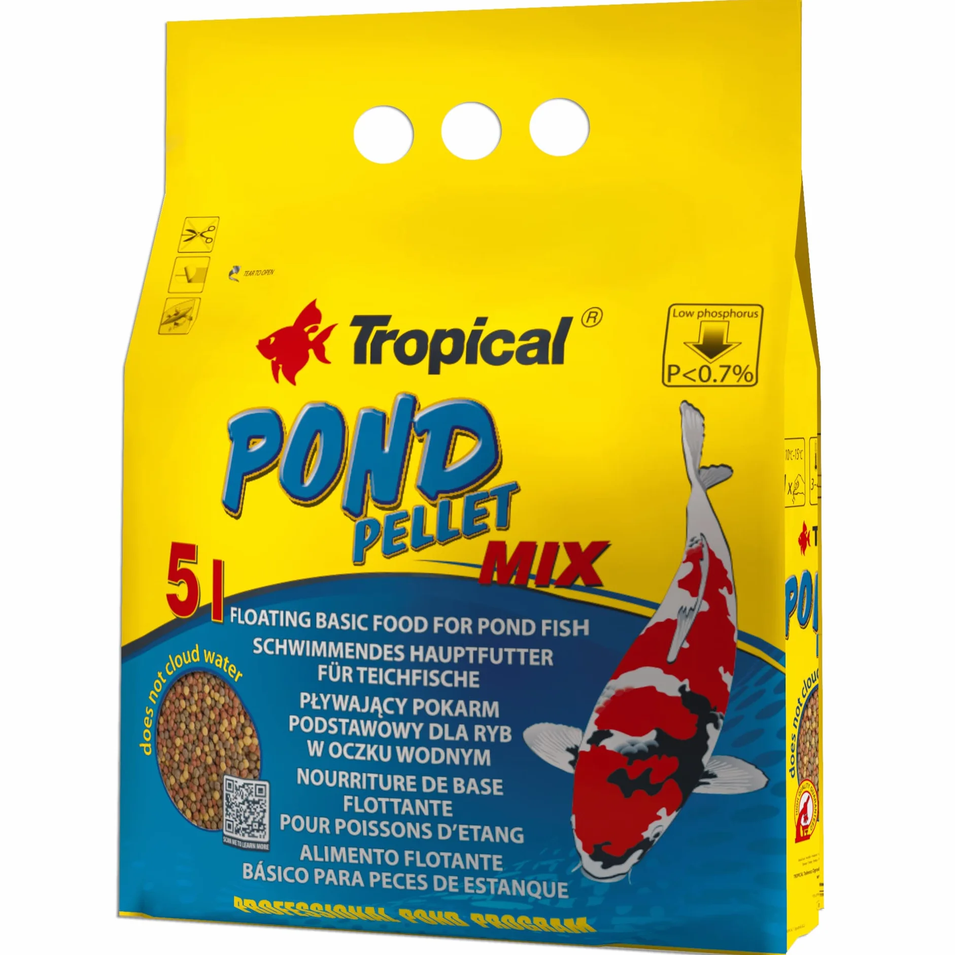 Tropical Pond Pellet Mix Borsa 5L 650g