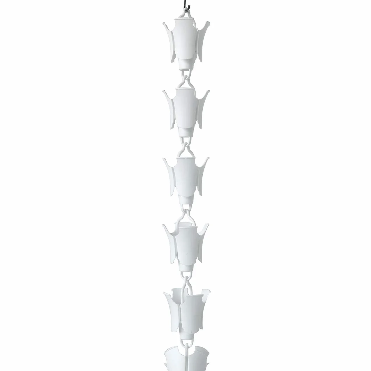 FIRST PLAST RAIN1B Gocciolatoio Componibile Catena Pluviale 1 m Bianco
