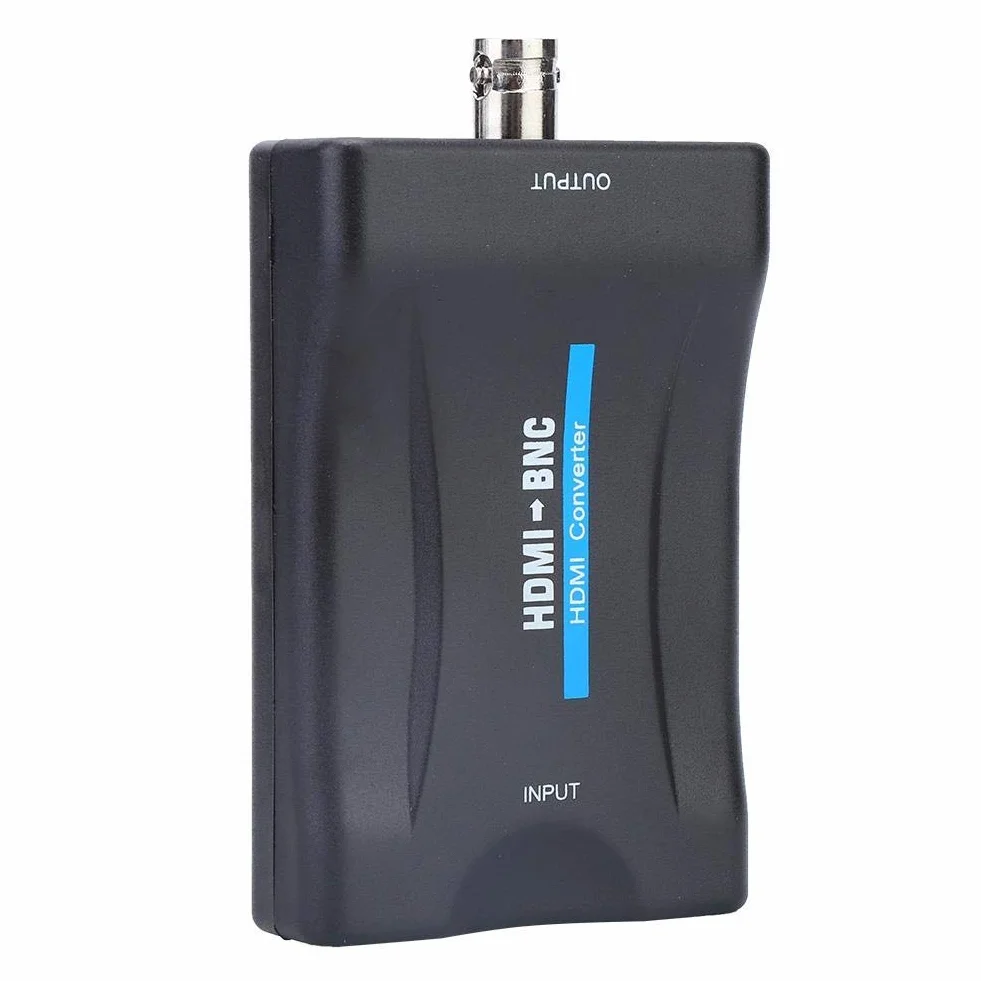 ASHATA Adattatore HDMI a BNC, Convertitore Segnale Video Composito 480i 576i NTSC/PAL