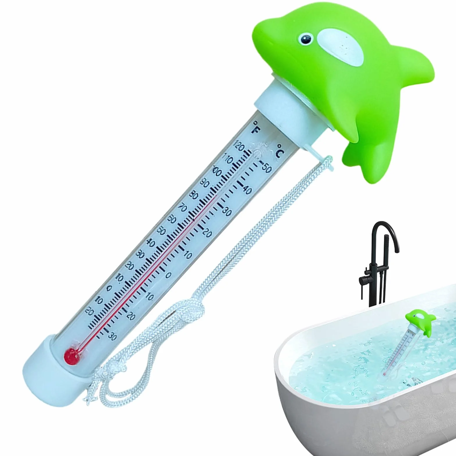 Termometro per Piscina,Termometro Galleggiante Animato per la Piscina | Resistente per Stagni Vasche Idromassaggio All'aperto