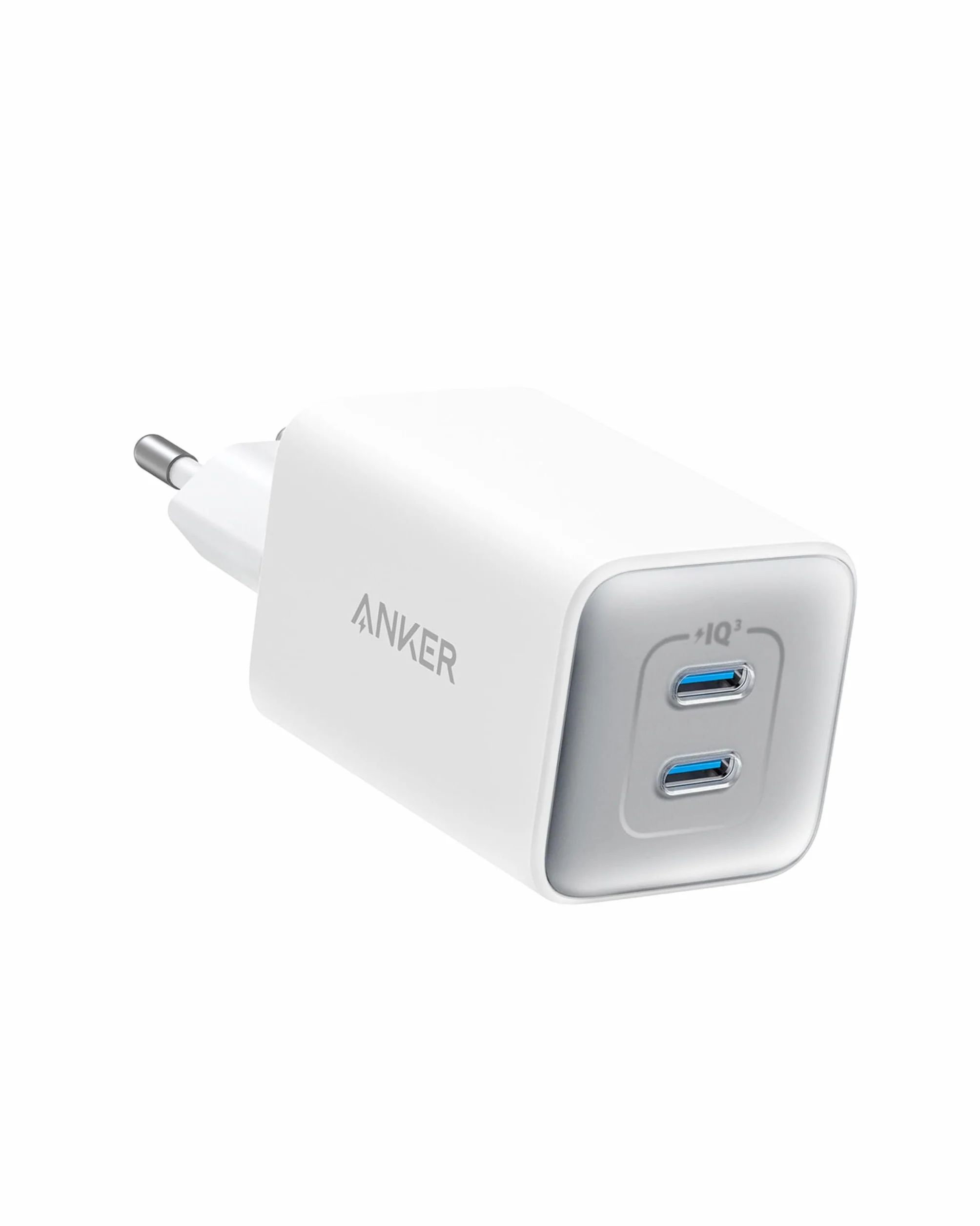 Anker Caricatore USB C 47 W 523 Nano 3 Compatto 2 Porte GaN per iPhone 17 Pro Max Air/Serie 16-12 iPad Samsung Galaxy S25 Google Pixel