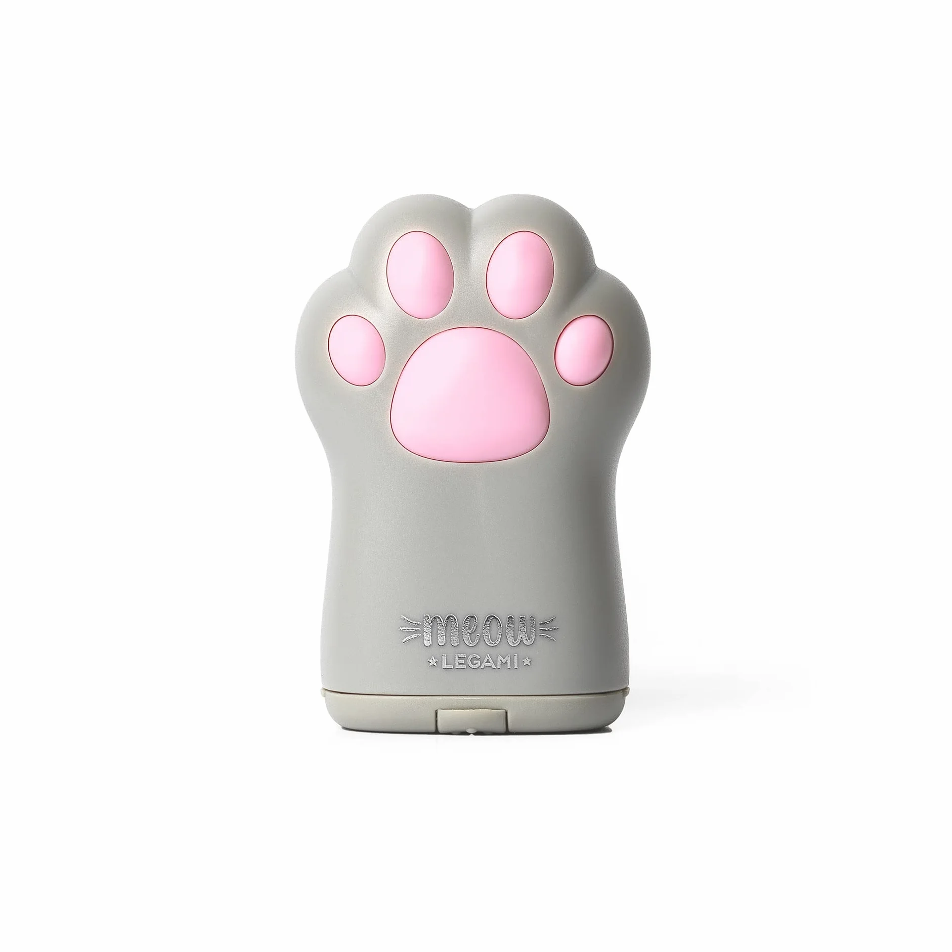 Legami Temperino con Contenitore Meow 4,5x7 cm Plastica Doppio Foro Matite Standard Jumbo Coperchio Richiudibile Serbatoio Trucioli Specchio Retro