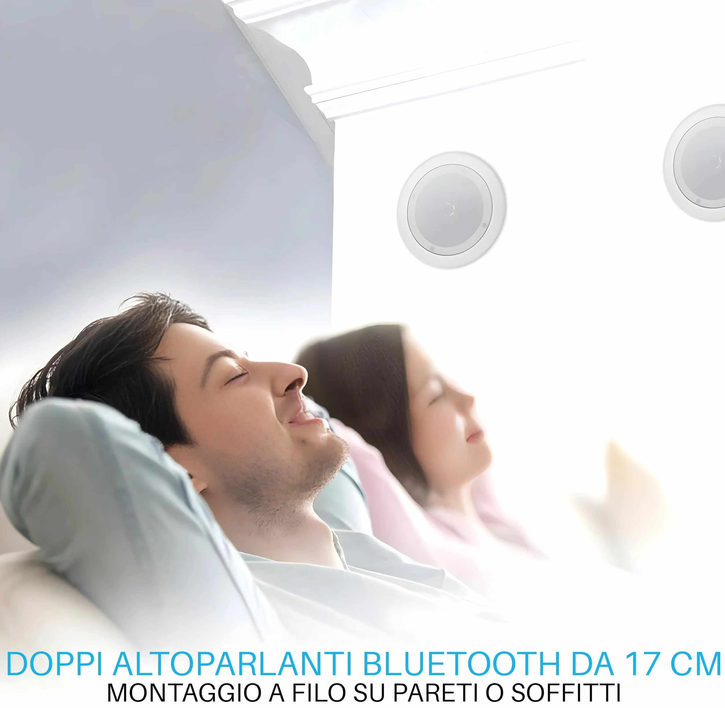 Pyle Casse Bluetooth 16,5 cm Altoparlanti a Parete e Soffitto 2 Vie 150 Watt
