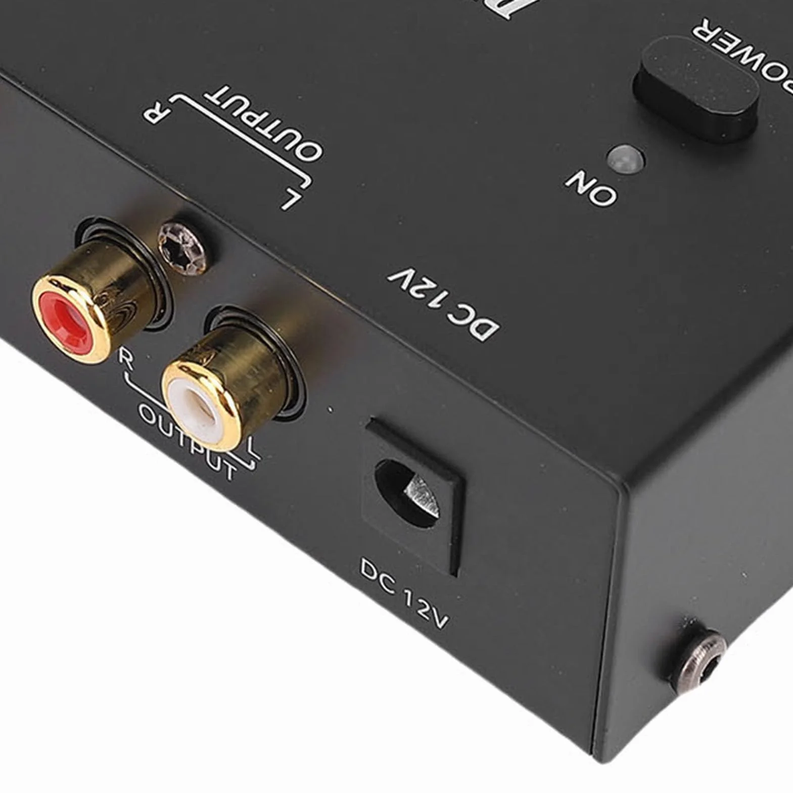 Keenso Preamplificatore Fono MM MC per Giradischi, Lega di Alluminio, Controllo Frequenza, Spina Europea