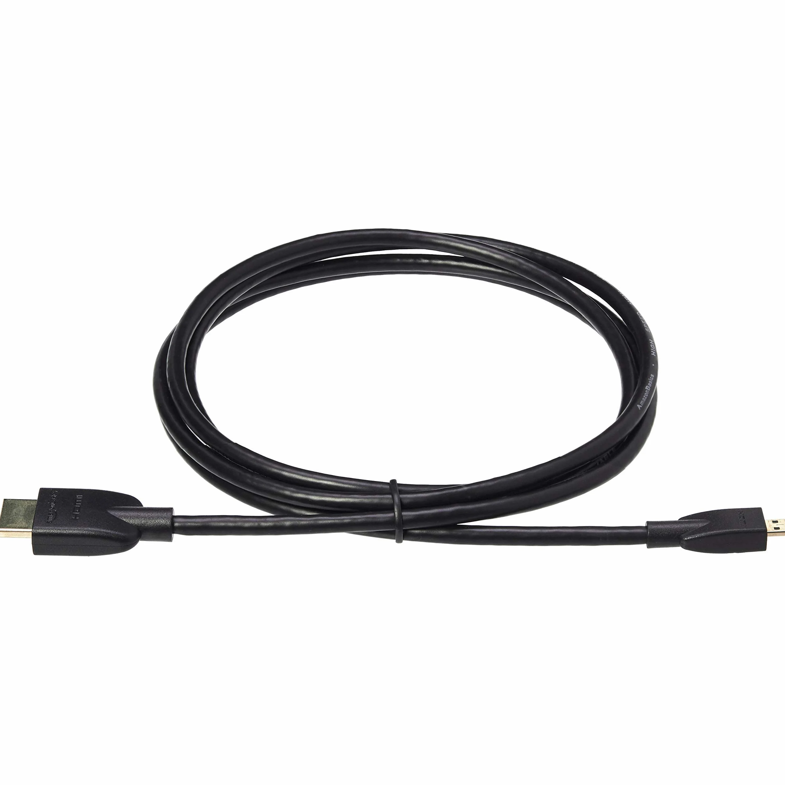 Amazon Basics Cavo da micro HDMI a HDMI, 1.8 m, Nero