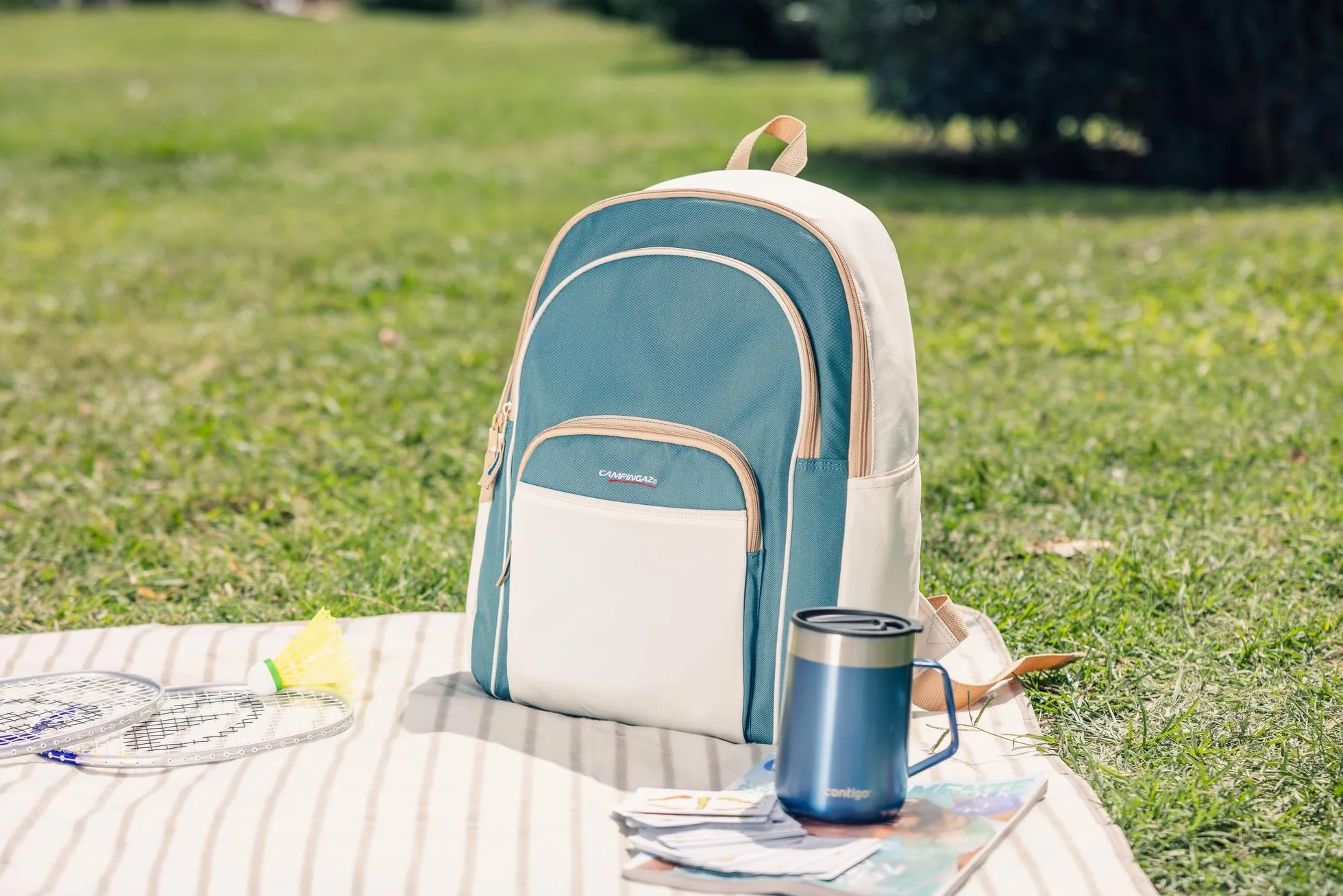 Campingaz Fold'n Cool 20 L Zaino Termico, utrzymuje jedzenie i napoje zimne do 13 godzin, lekki i składany