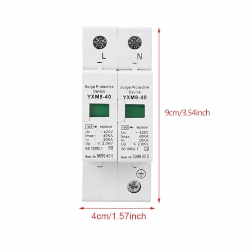 Scaricatore 40KA 220V Dispositivo di Protezione da Sovratensioni Bassa Tensione DC 420V